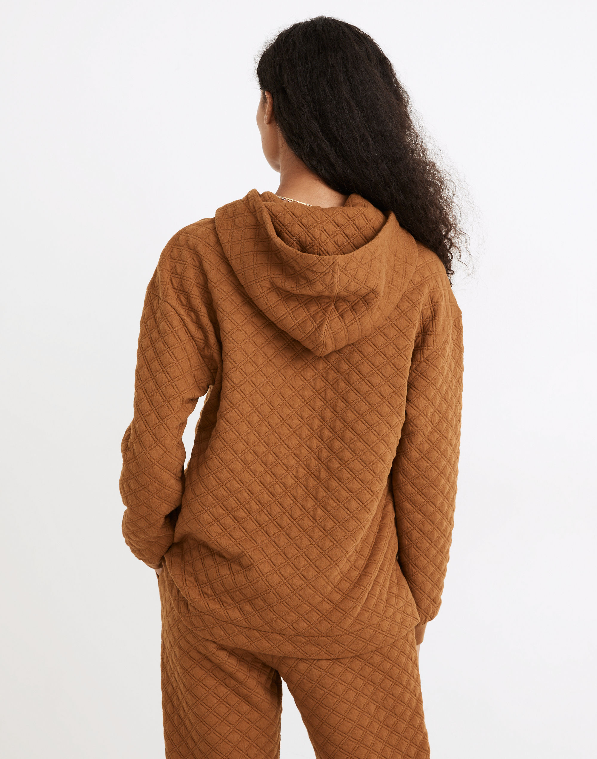 (Re)sourced Quilted Hoodie Sweatshirt | Madewell