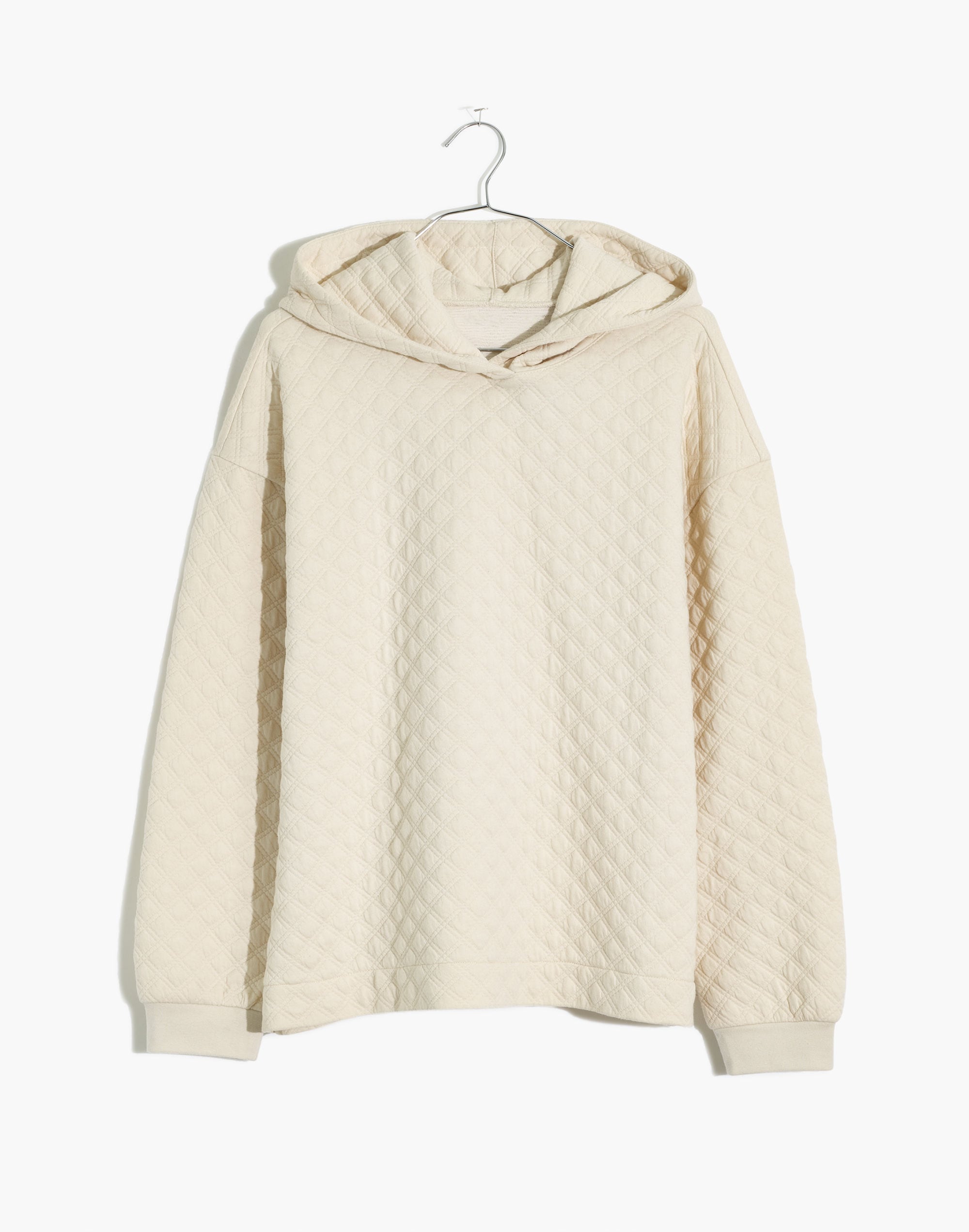 (Re)sourced Quilted Hoodie Sweatshirt | Madewell