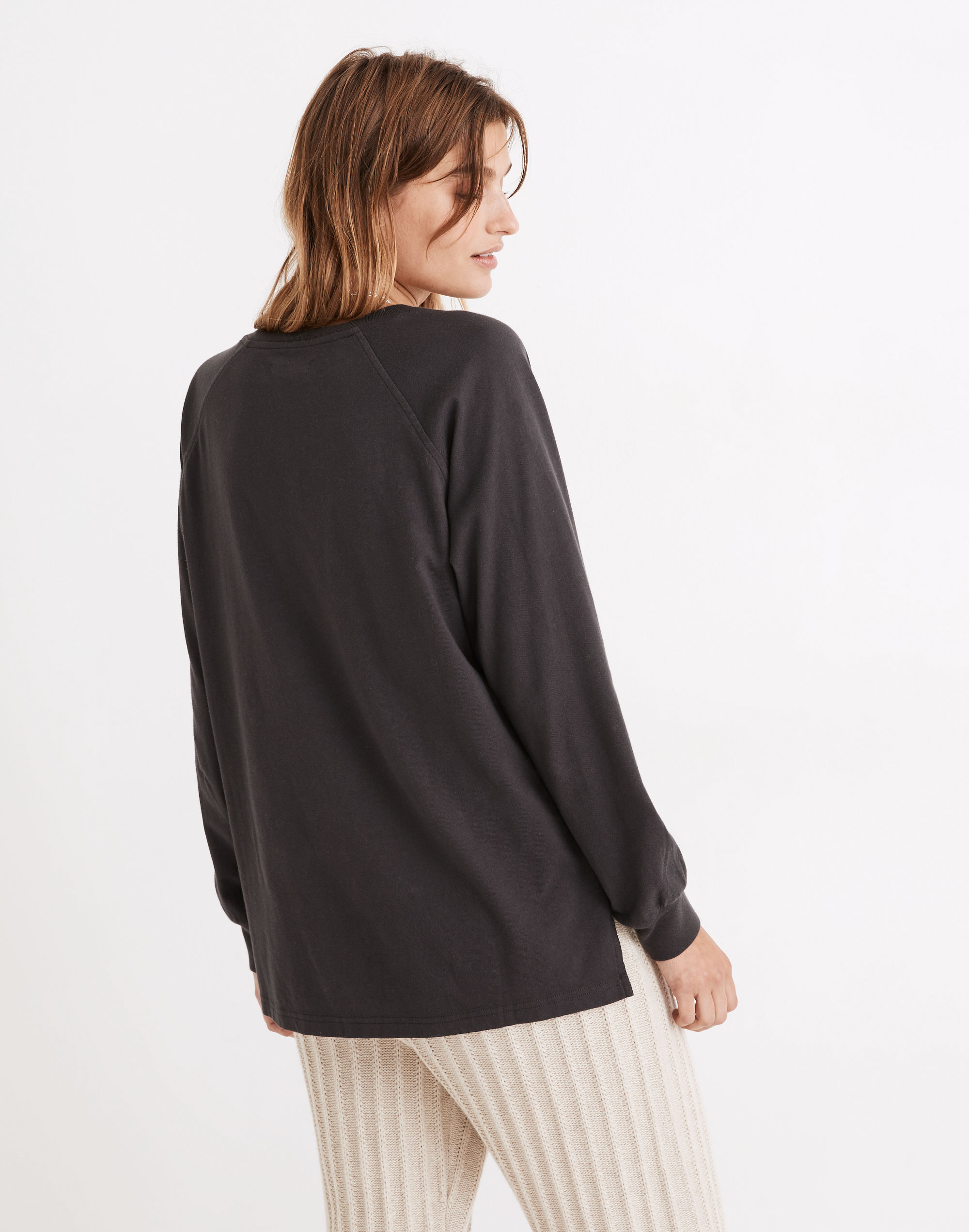 (Re)sourced Cotton Henley Relaxed Tee | Madewell