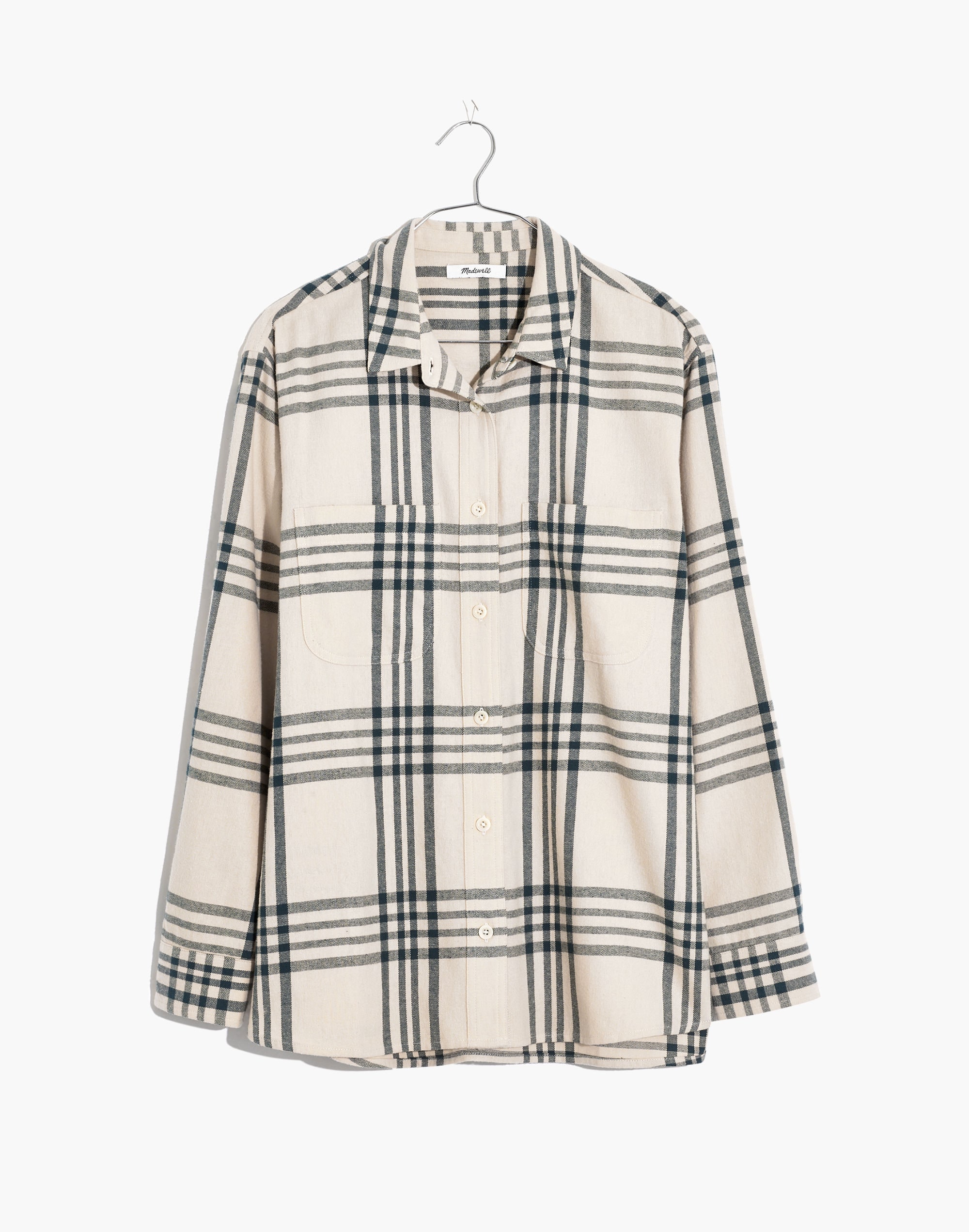 Oversized Ex-Boyfriend Swing Shirt Windowpane | Madewell