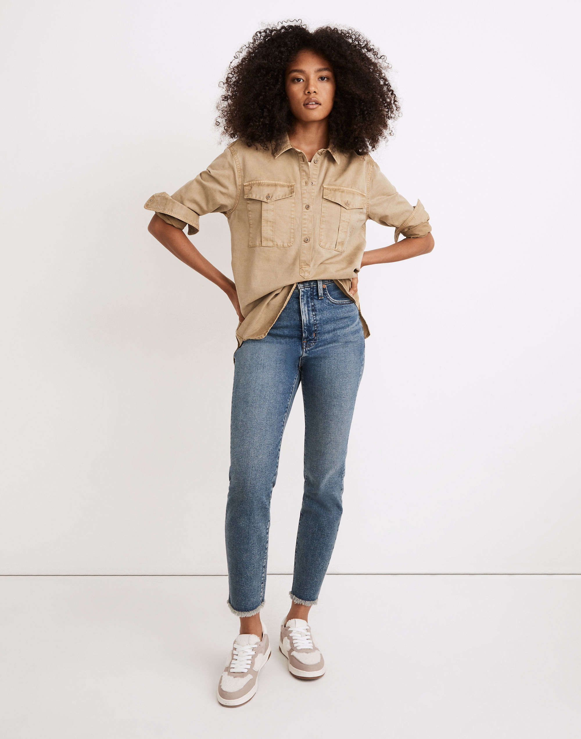 Military Popover Shirt | Madewell