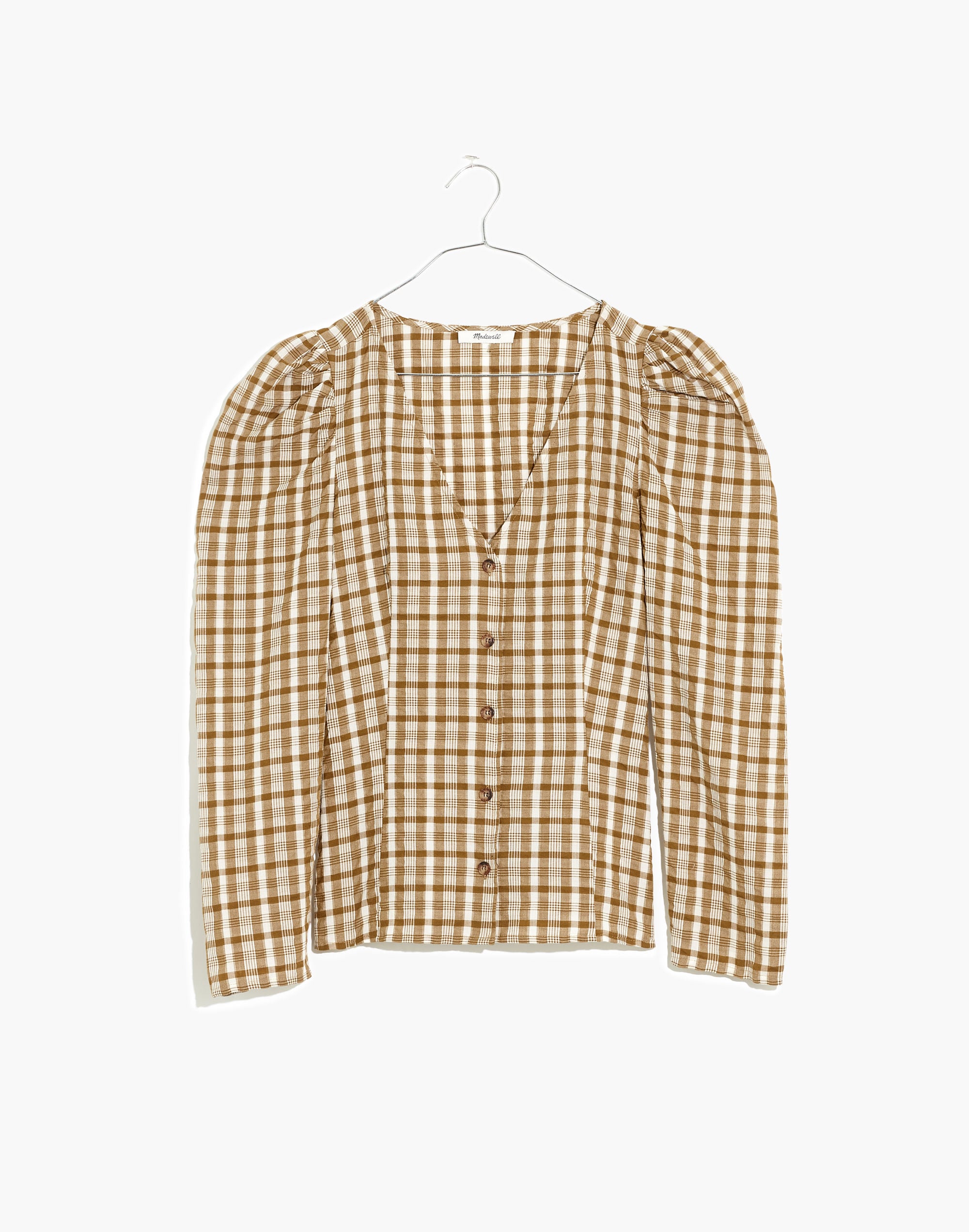 Westover Top Sandown Plaid | Madewell