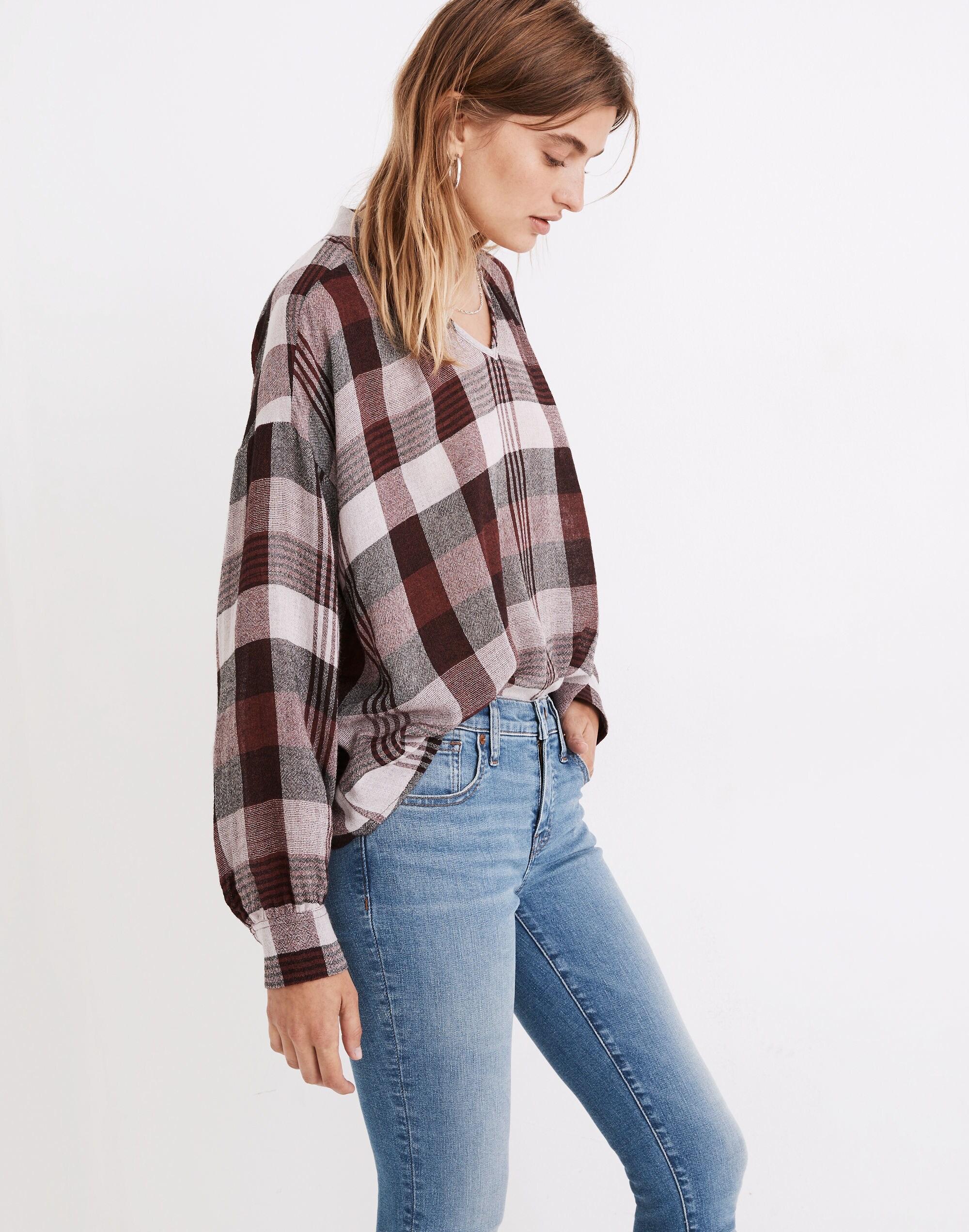 Highroad Popover Shirt Schorr Plaid | Madewell