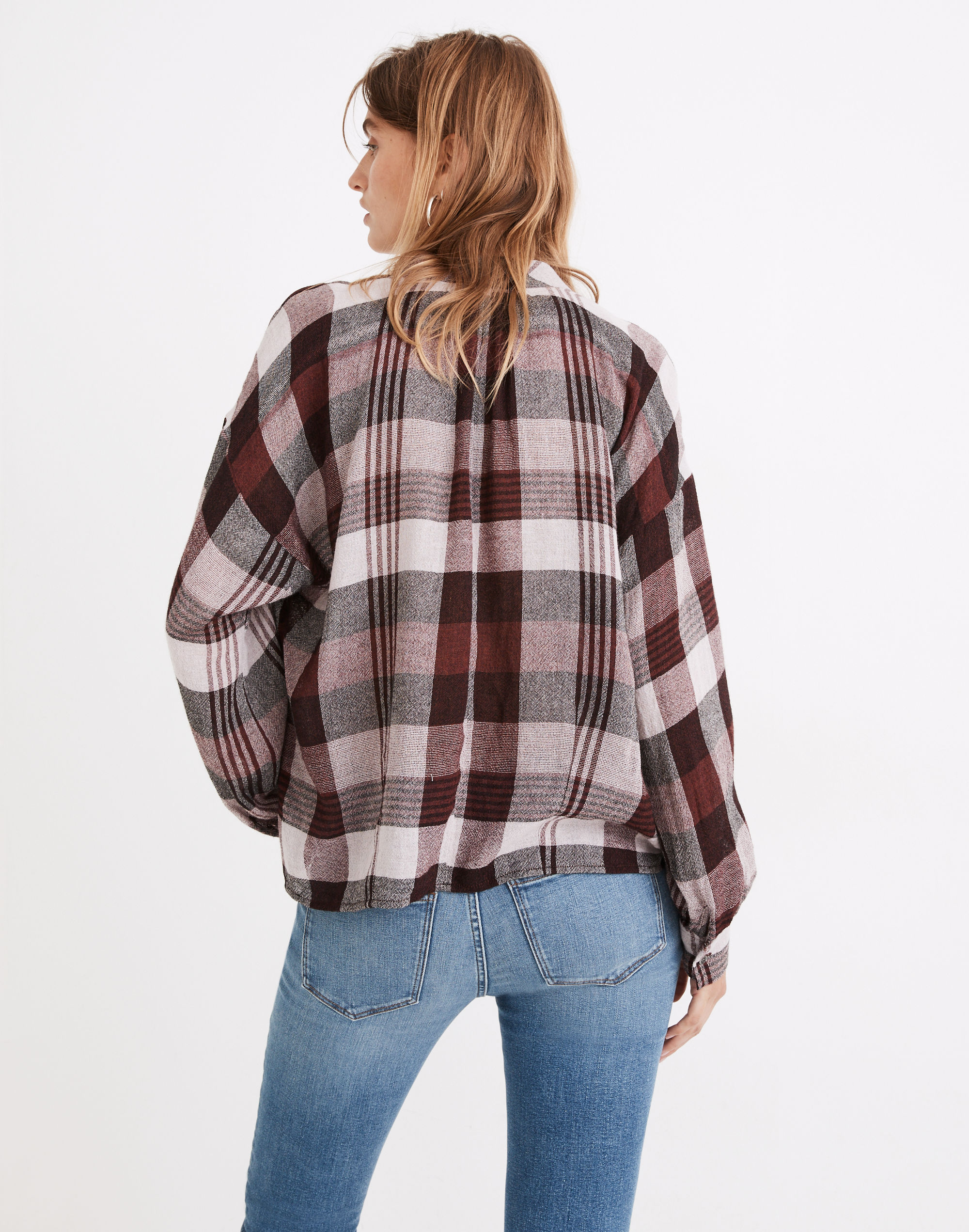 Highroad Popover Shirt in Schorr Plaid | Madewell