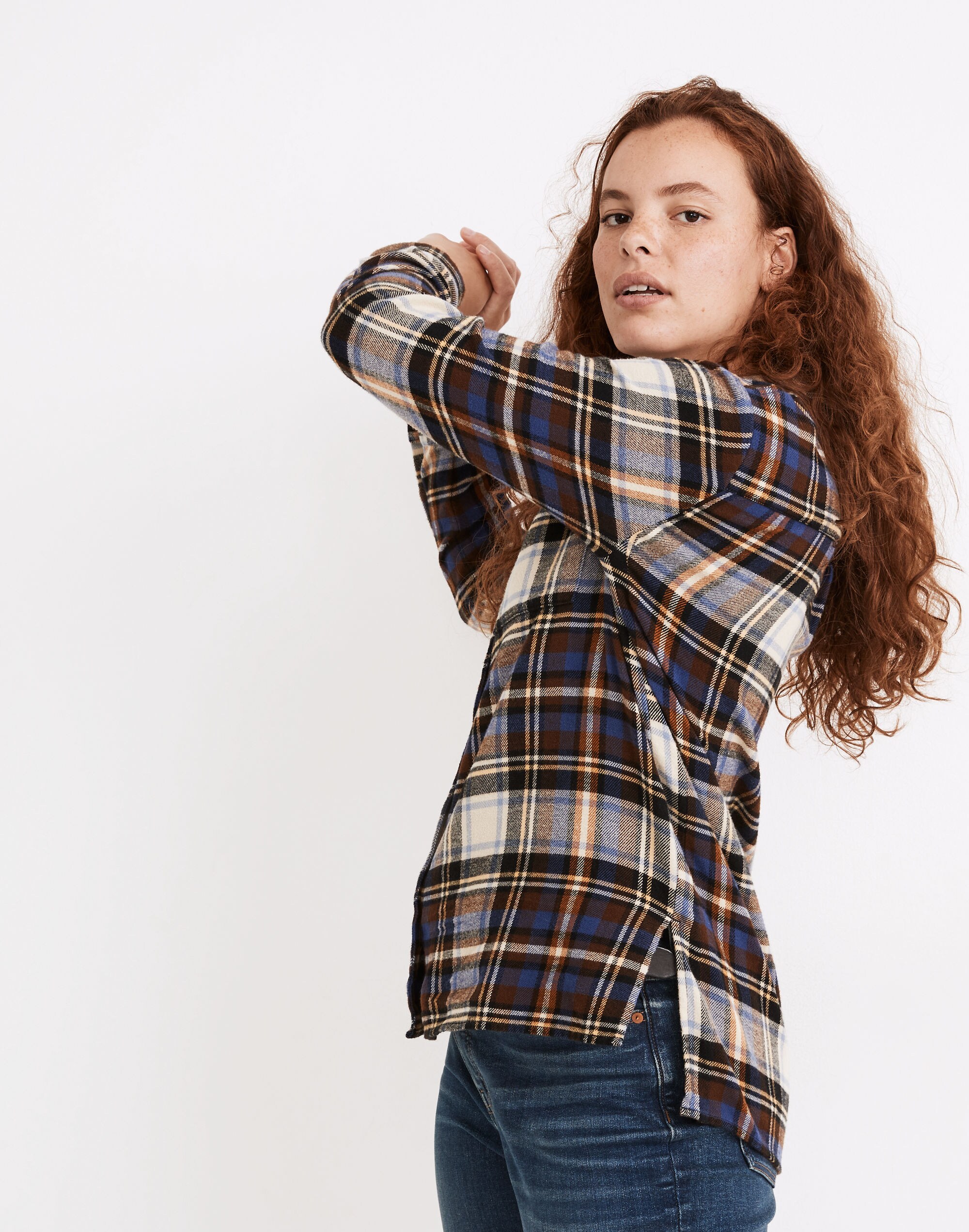 Flannel Oversized Ex-Boyfriend Shirt Fuller Plaid | Madewell