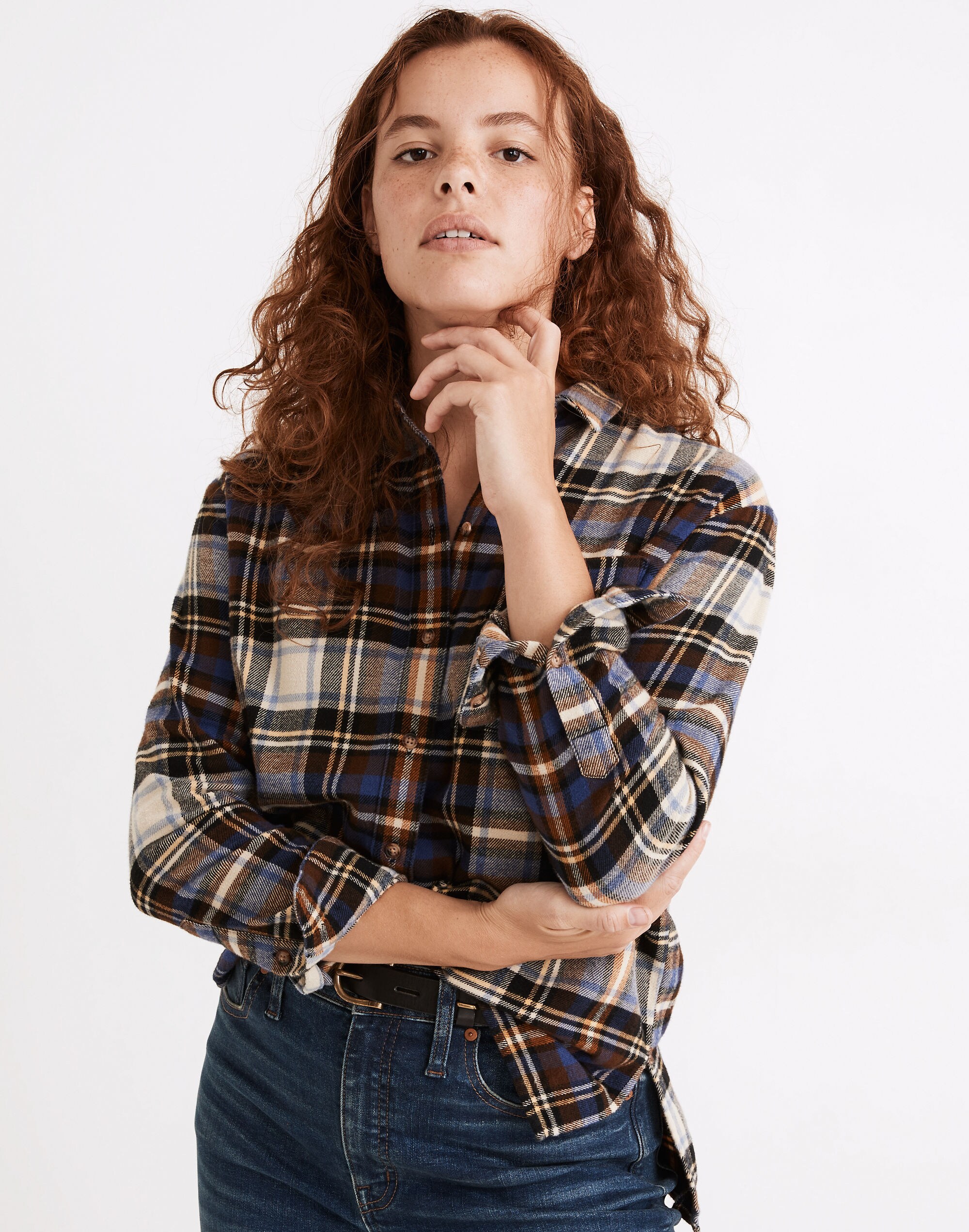 Flannel Oversized Ex-Boyfriend Shirt Fuller Plaid | Madewell