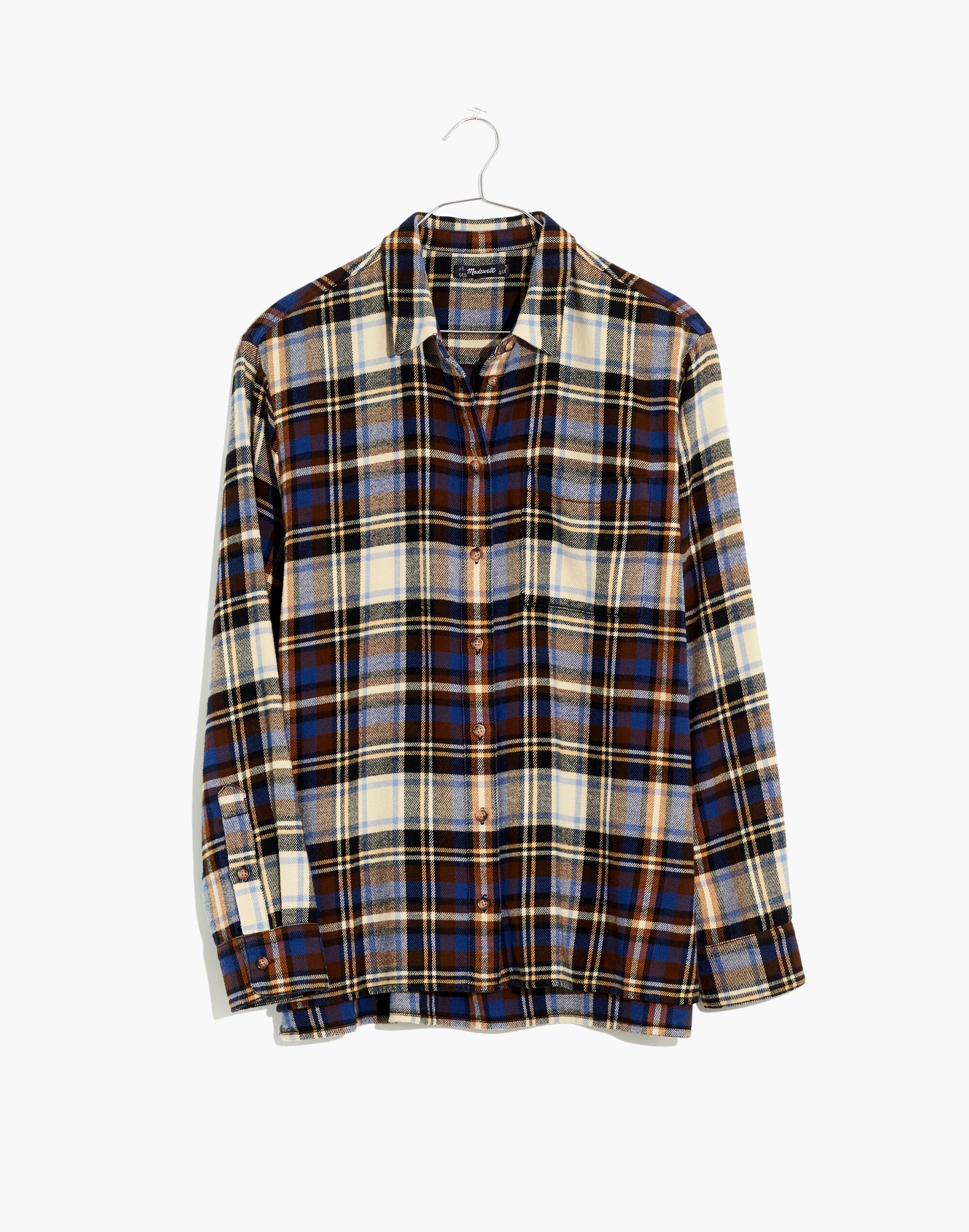 Flannel Oversized Ex-Boyfriend Shirt Fuller Plaid | Madewell