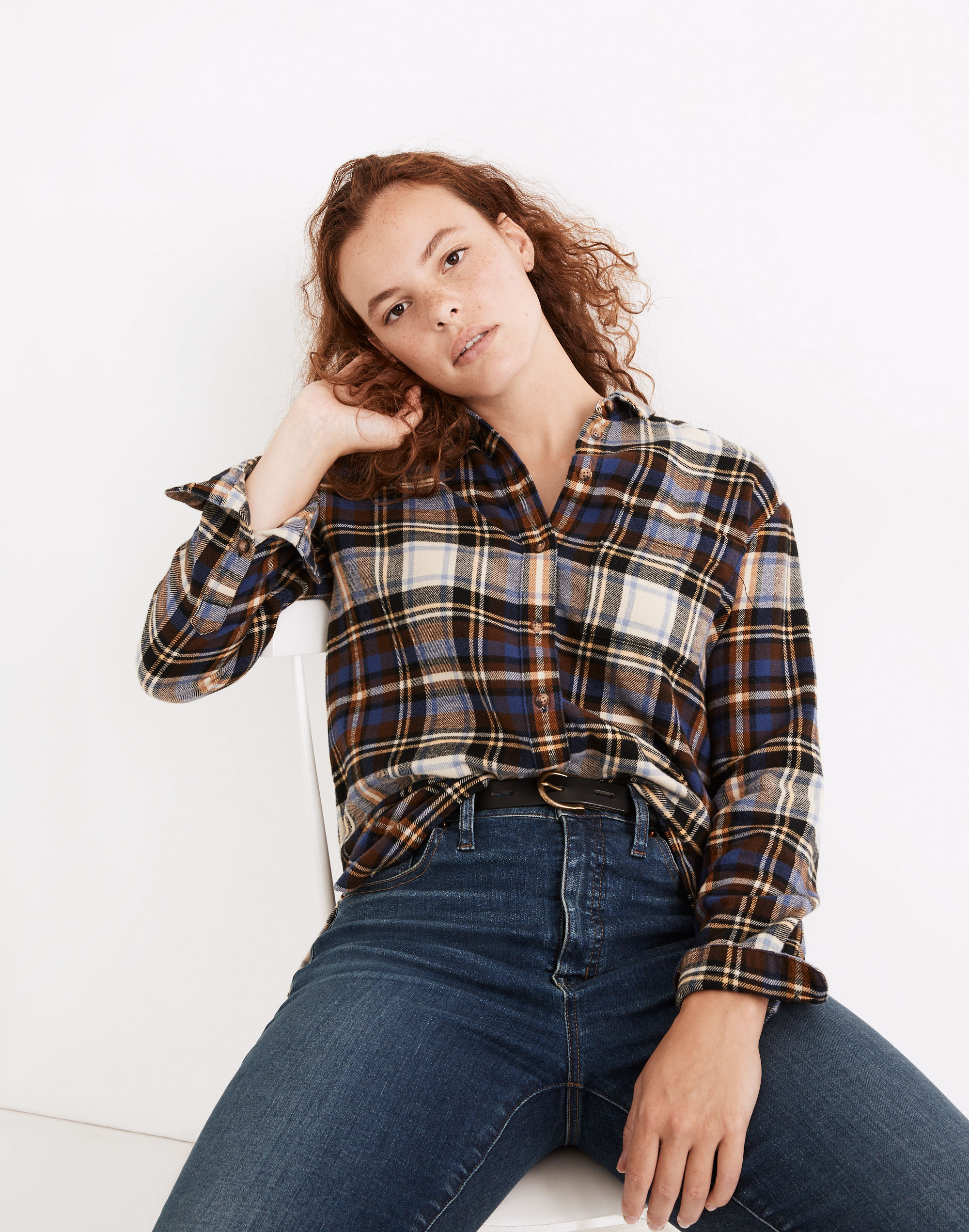 Flannel Oversized Ex-Boyfriend Shirt Fuller Plaid | Madewell