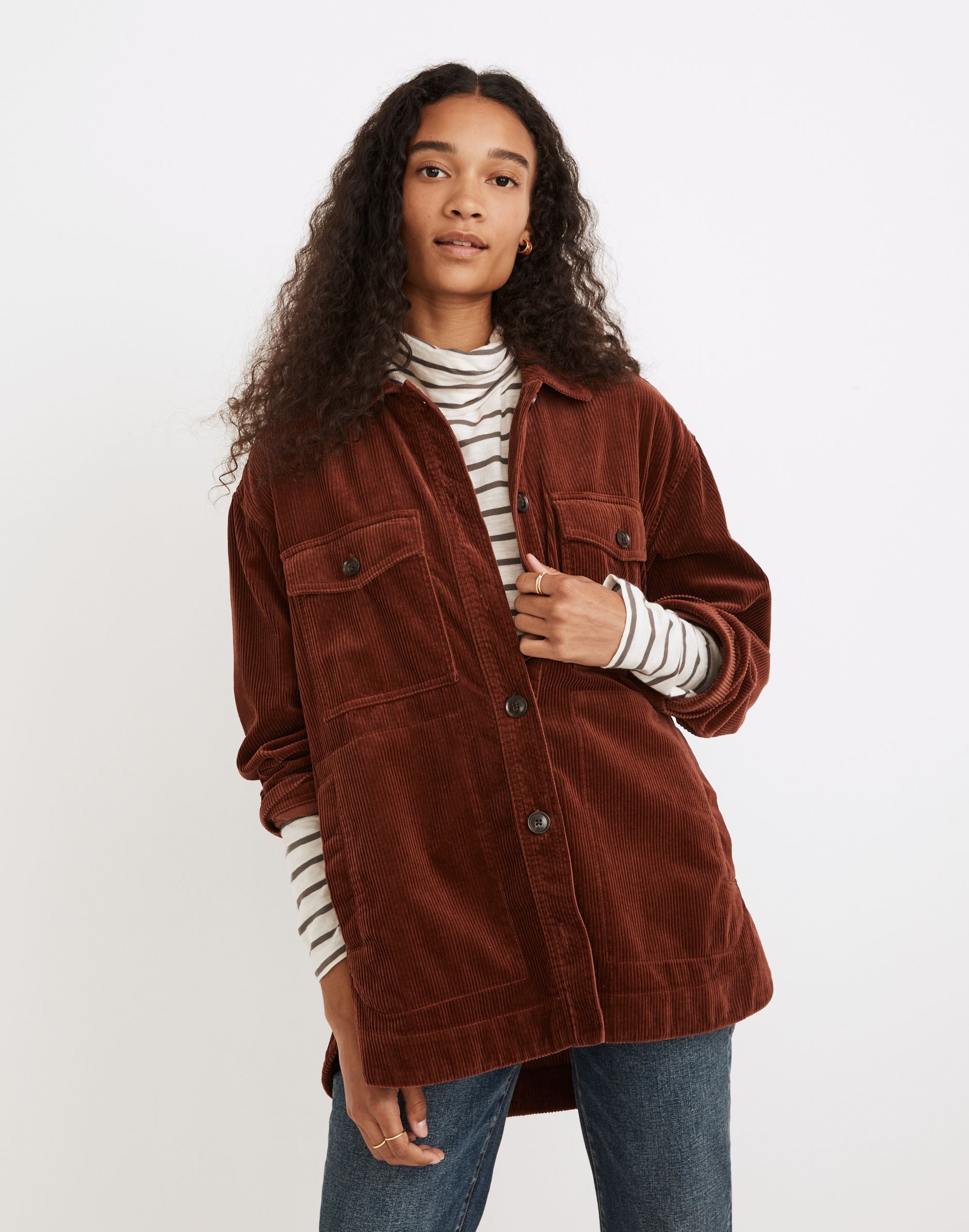 Corduroy Yorkway Shirt-Jacket | Madewell