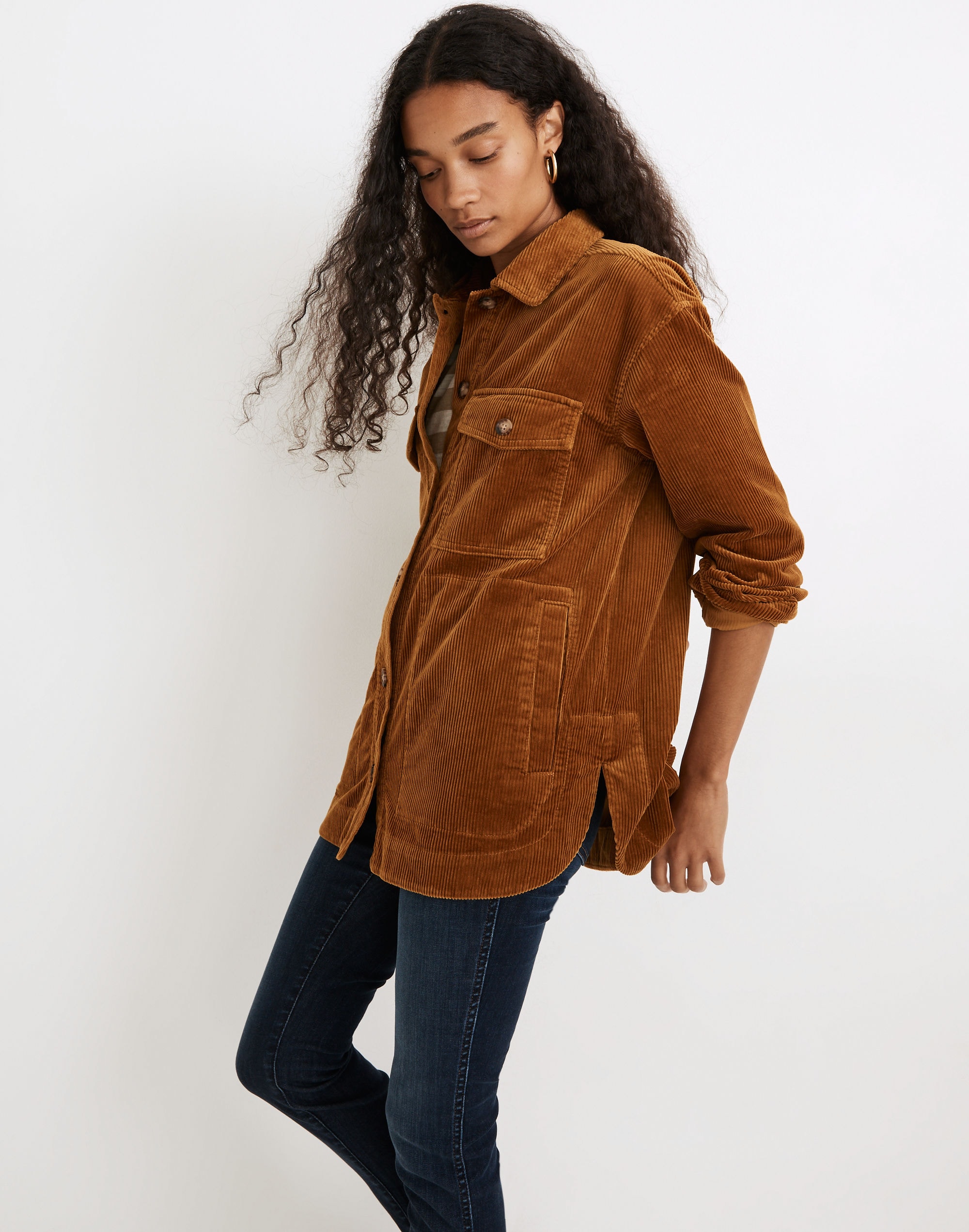 Corduroy Yorkway Shirt-Jacket | Madewell