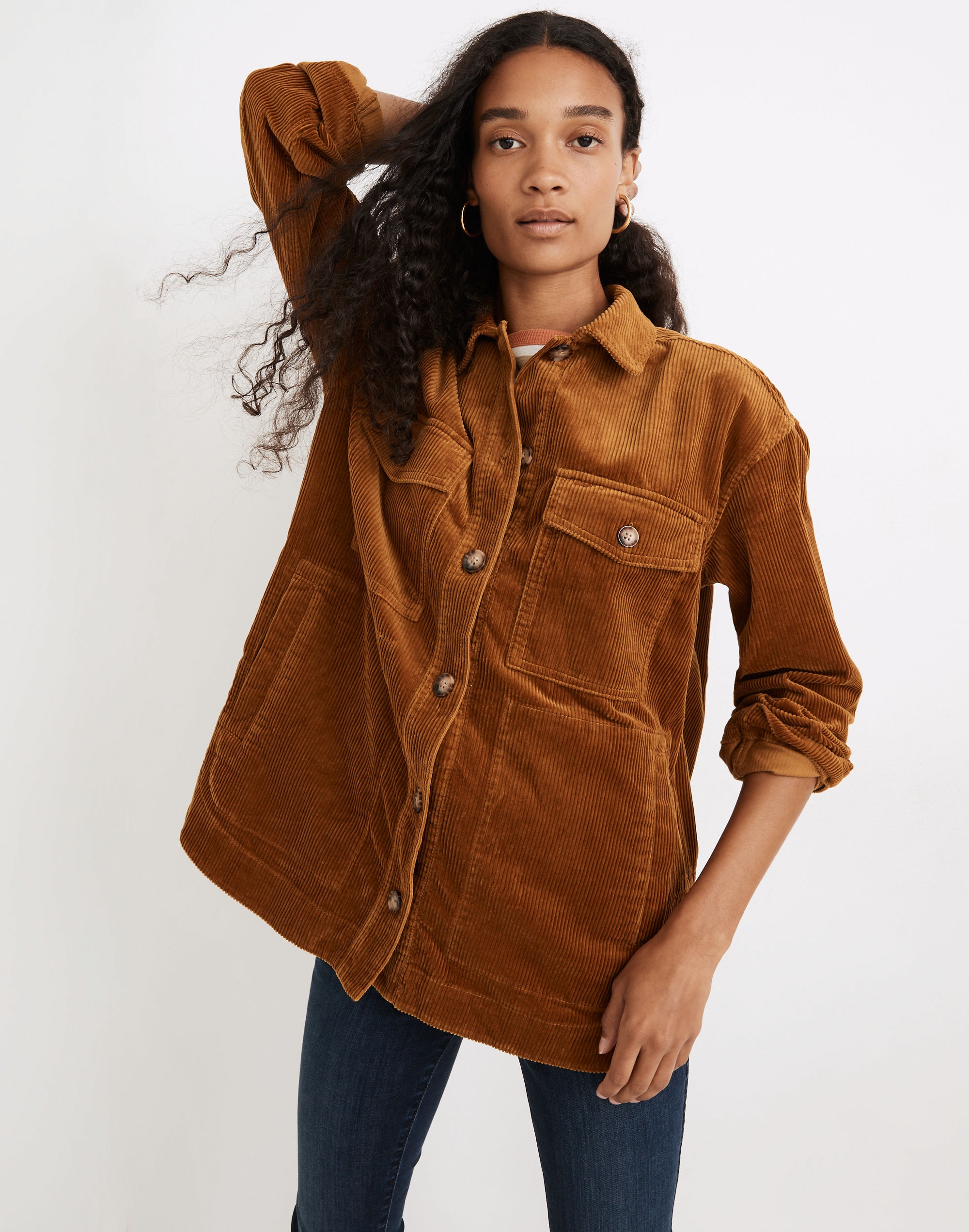 Corduroy Yorkway Shirt-Jacket | Madewell