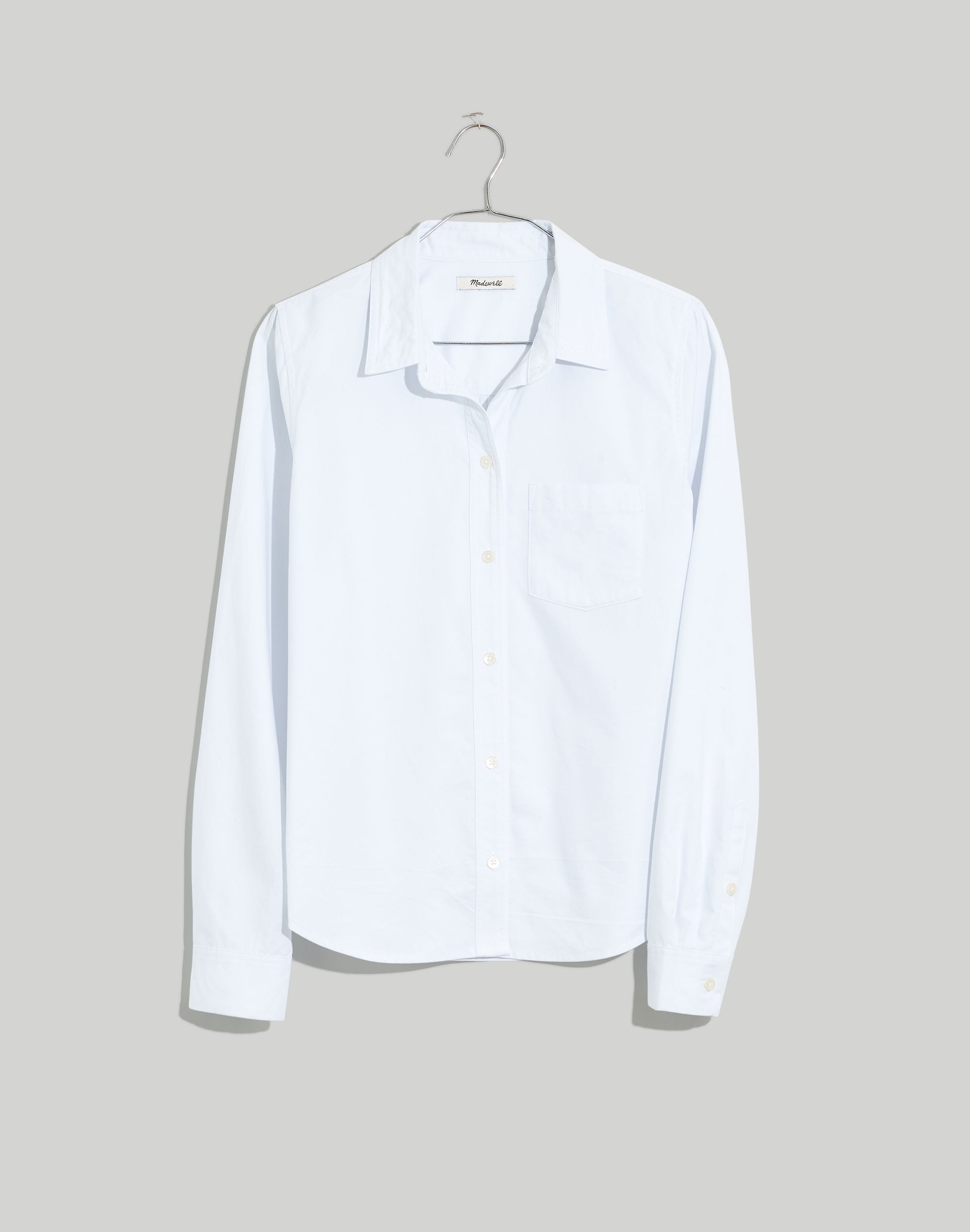 Shrunken Button-Up Oxford Shirt | Madewell