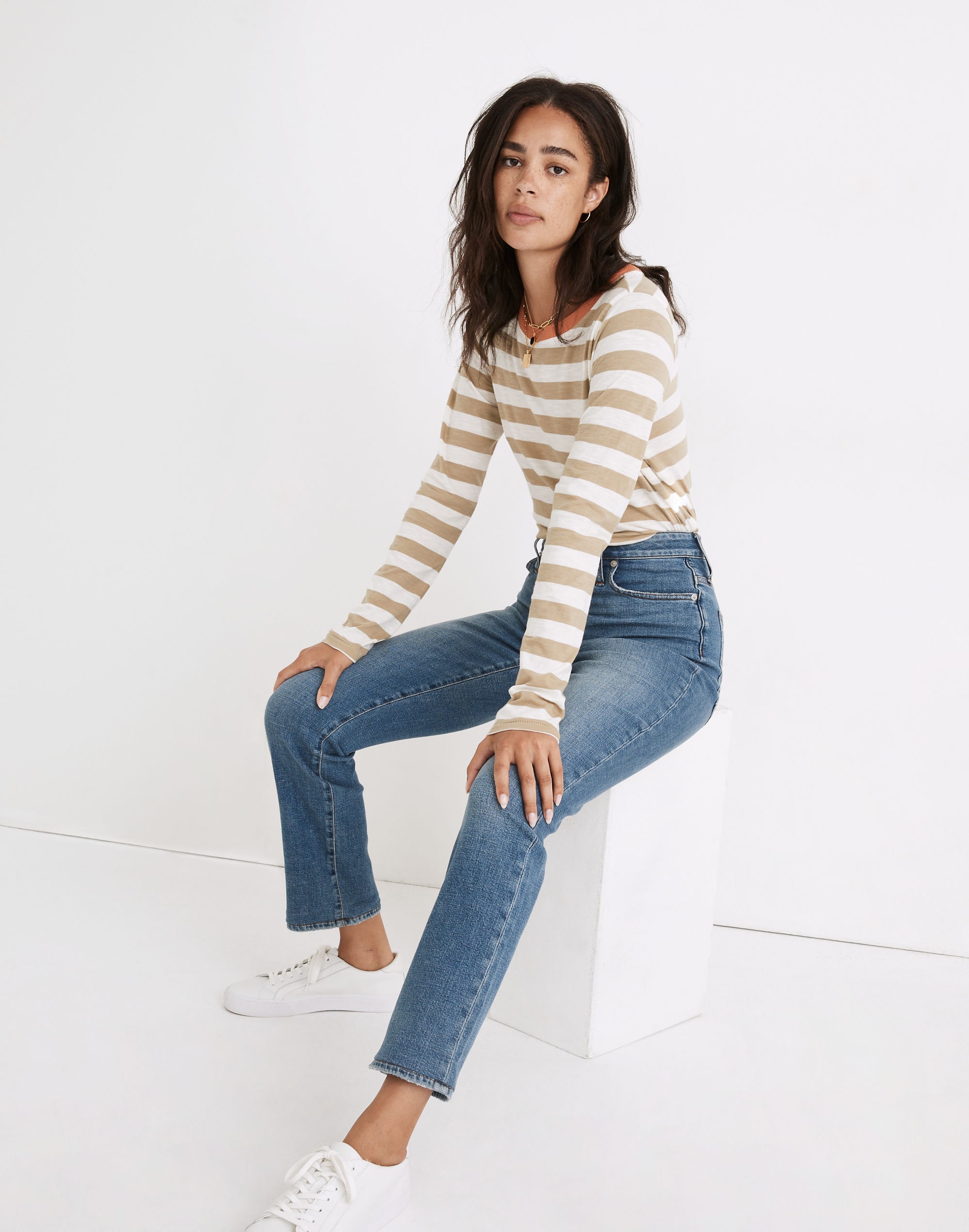 Petite Curvy Slim Demi-Boot Jeans Enright Wash | Madewell