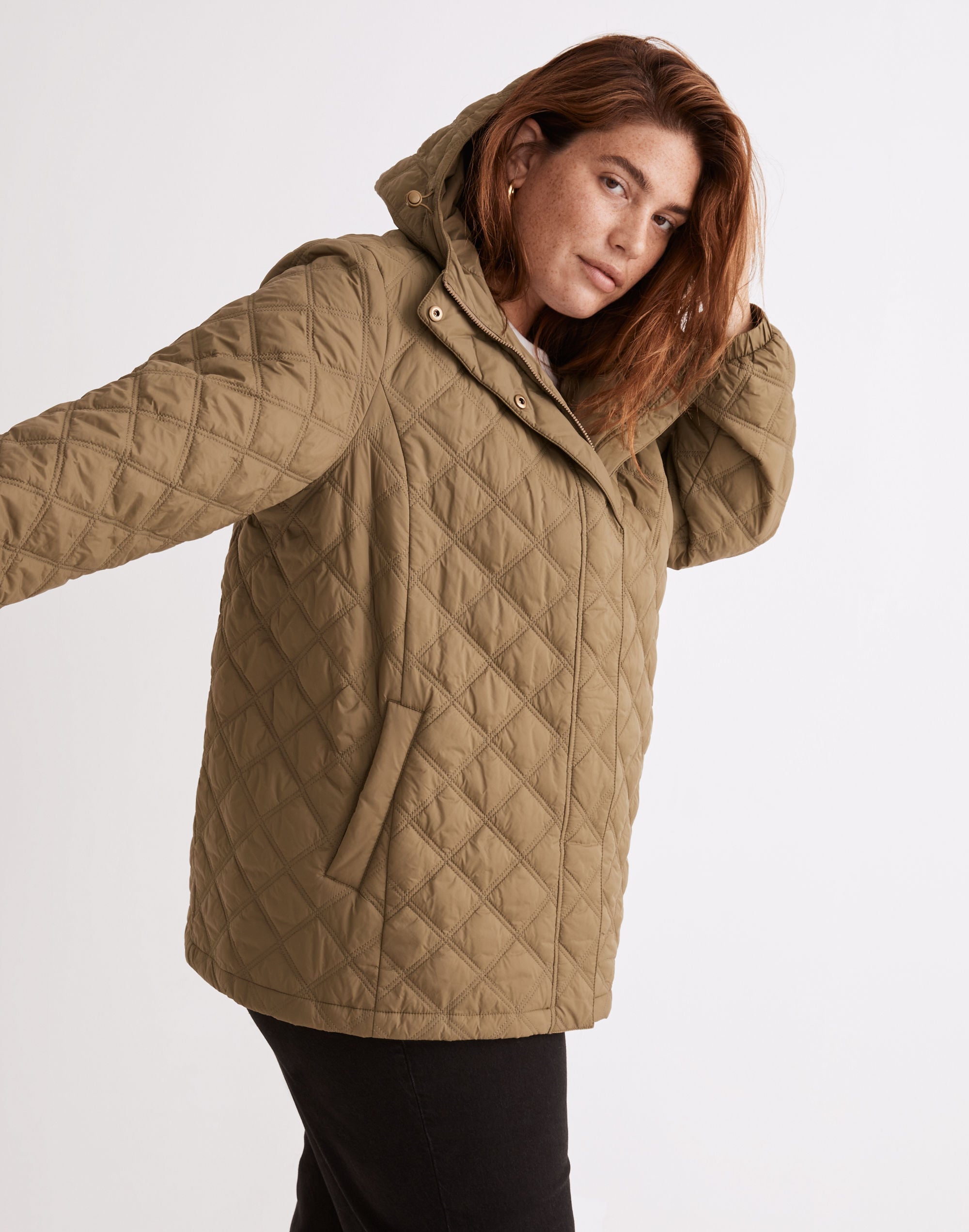 Plus Airpuff Quilted Packable Puffer Jacket | Madewell