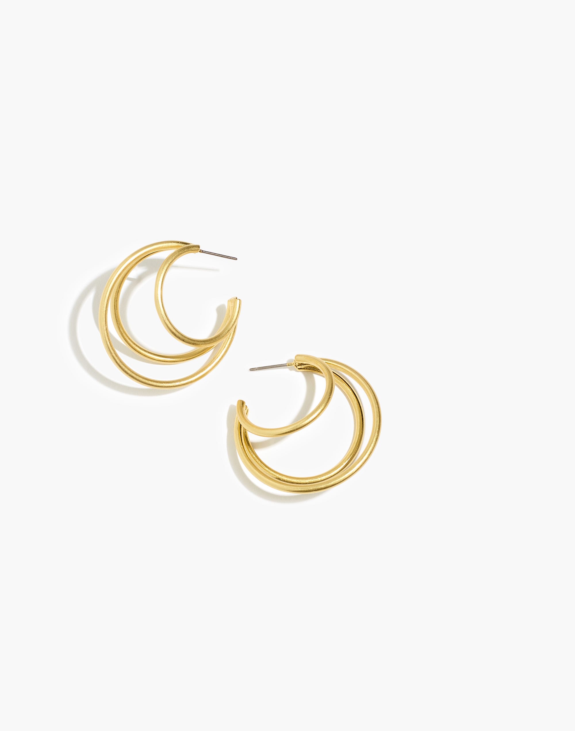 Triplet Hoop Earrings | Madewell