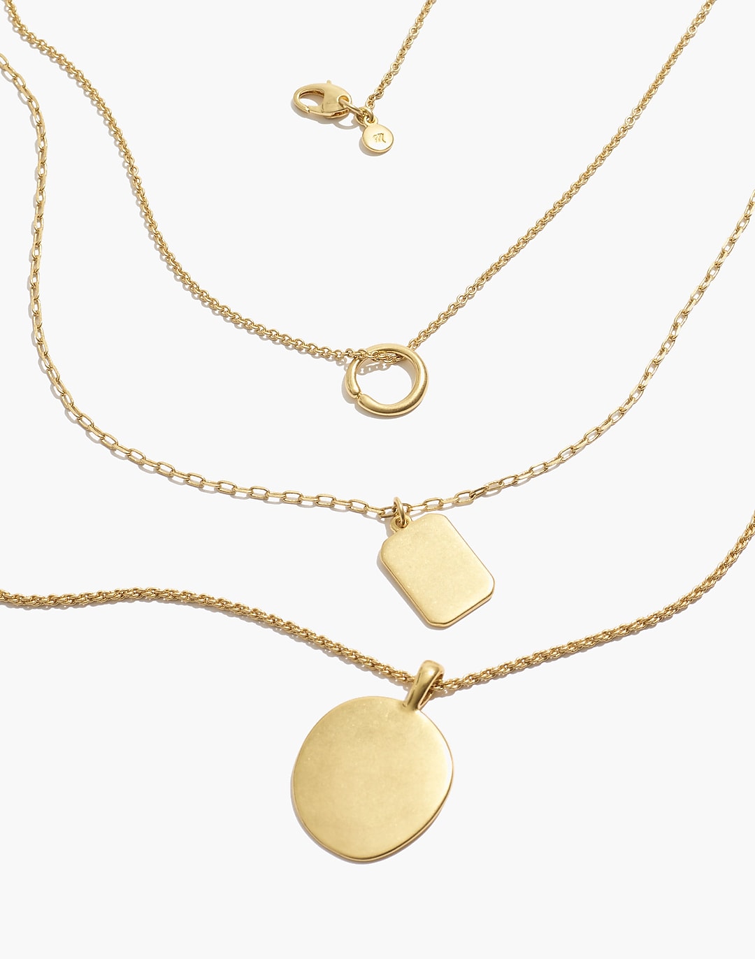 Madewell Coin Layered Necklace