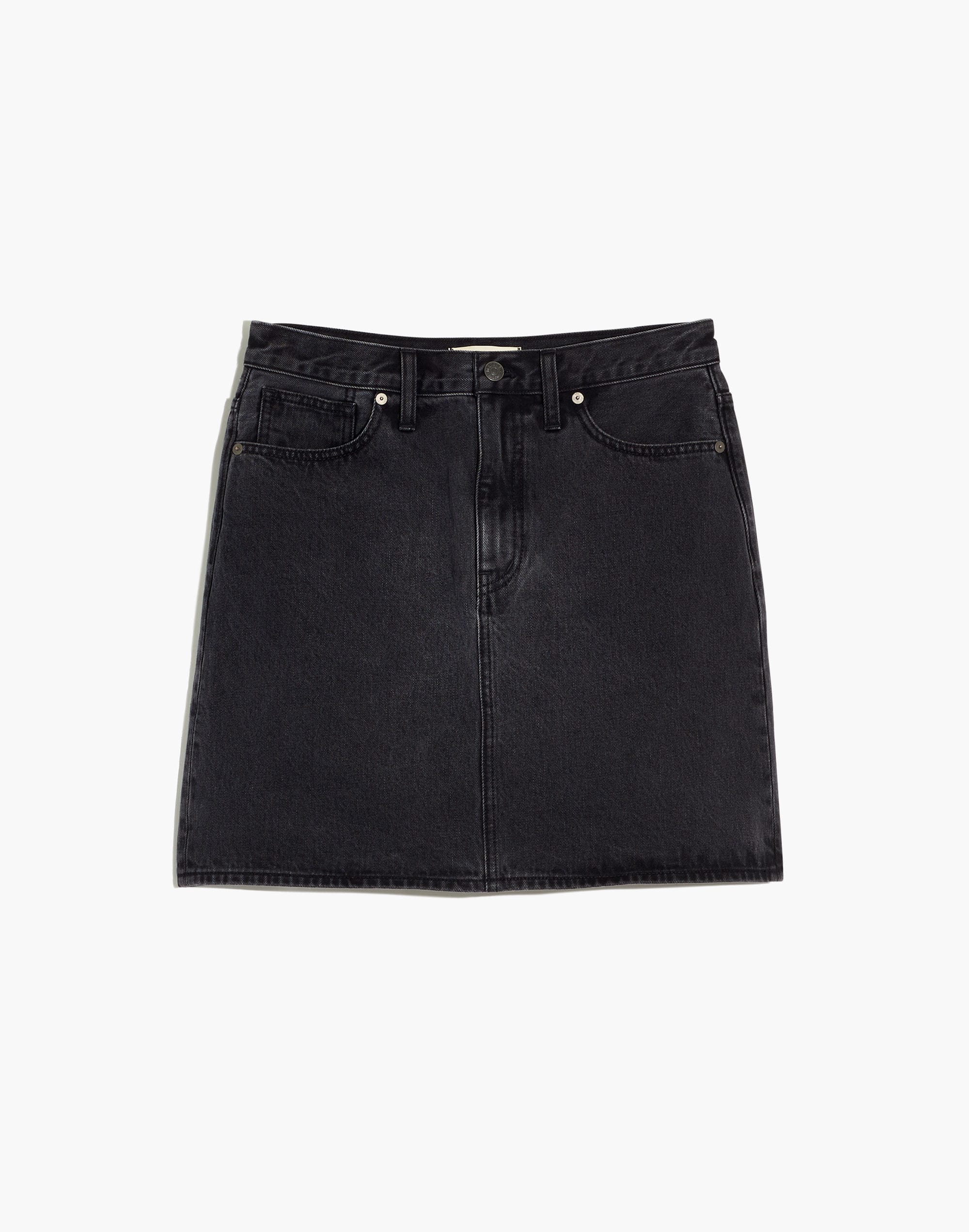 Rigid Denim High-Waist Straight Mini Skirt Berridge Wash | Madewell