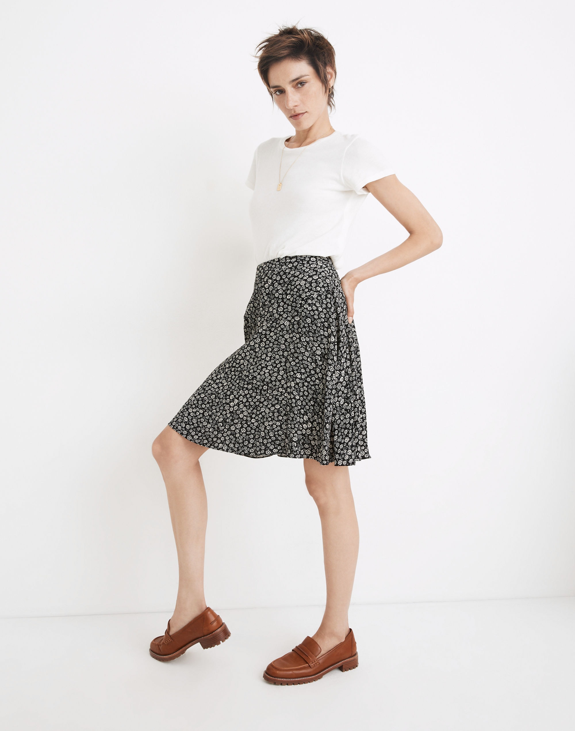 A-Line Mini Skirt in Parisian Ditsy | Madewell