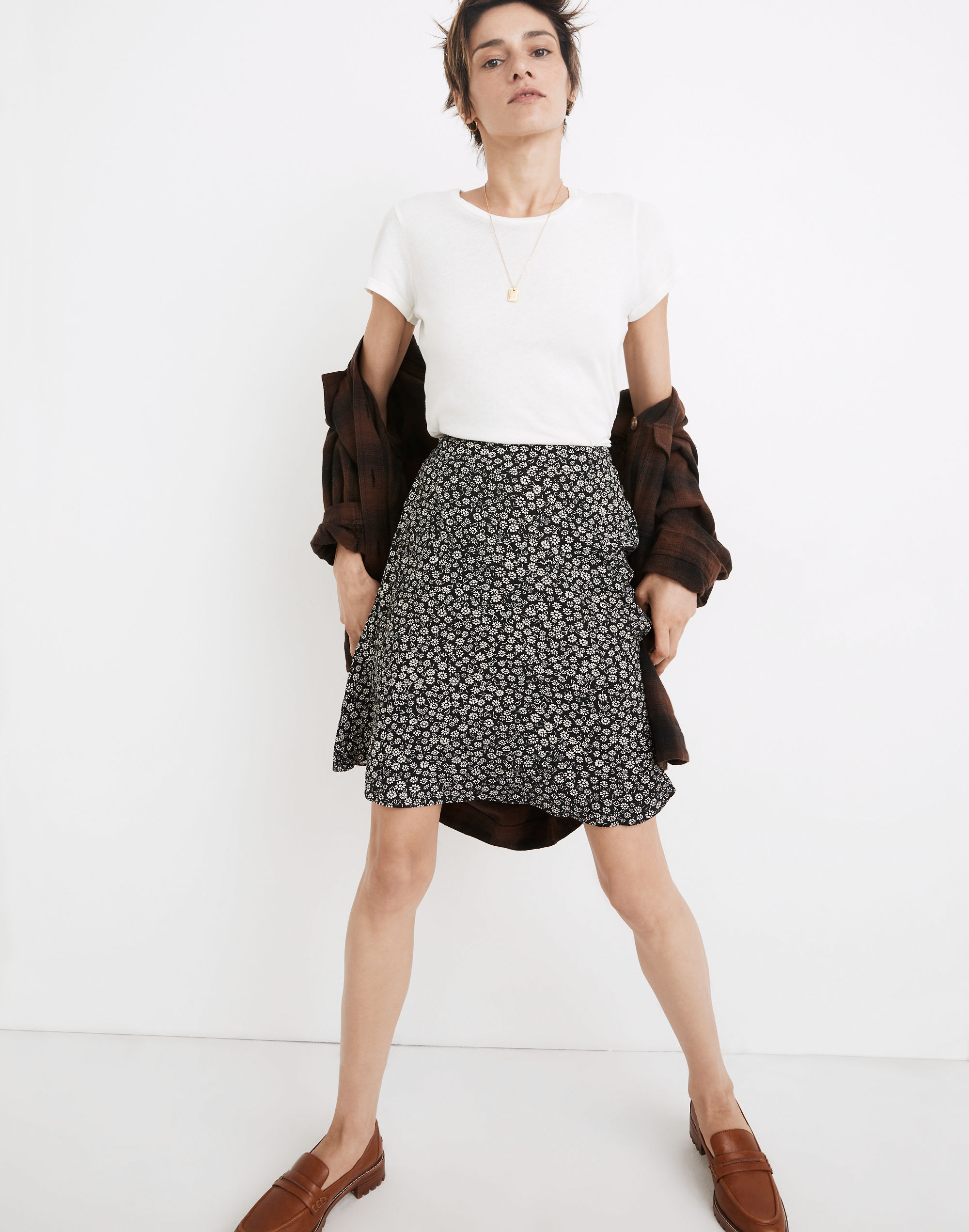 A-Line Mini Skirt in Parisian Ditsy | Madewell