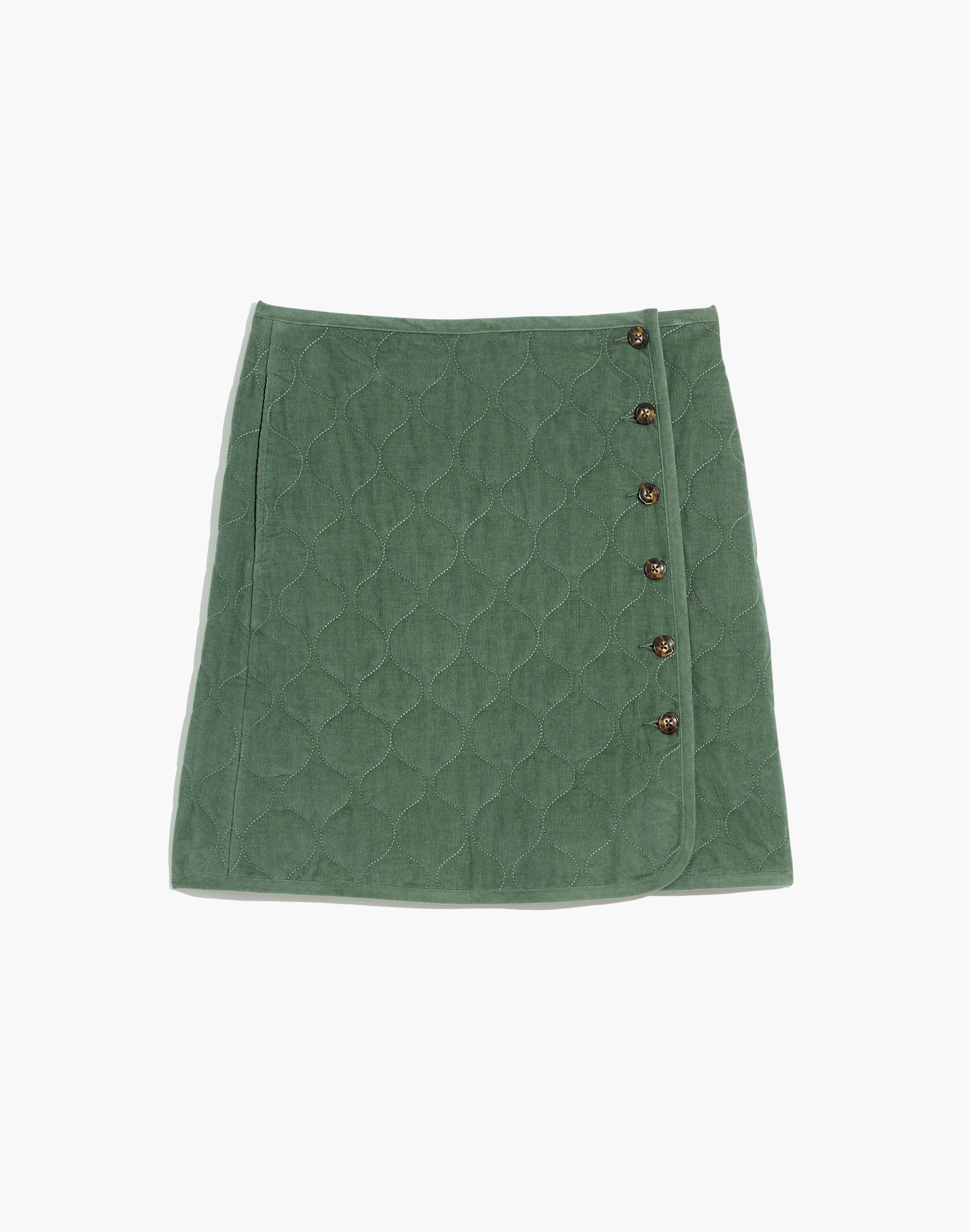 Corduroy Quilted Mini Skirt | Madewell