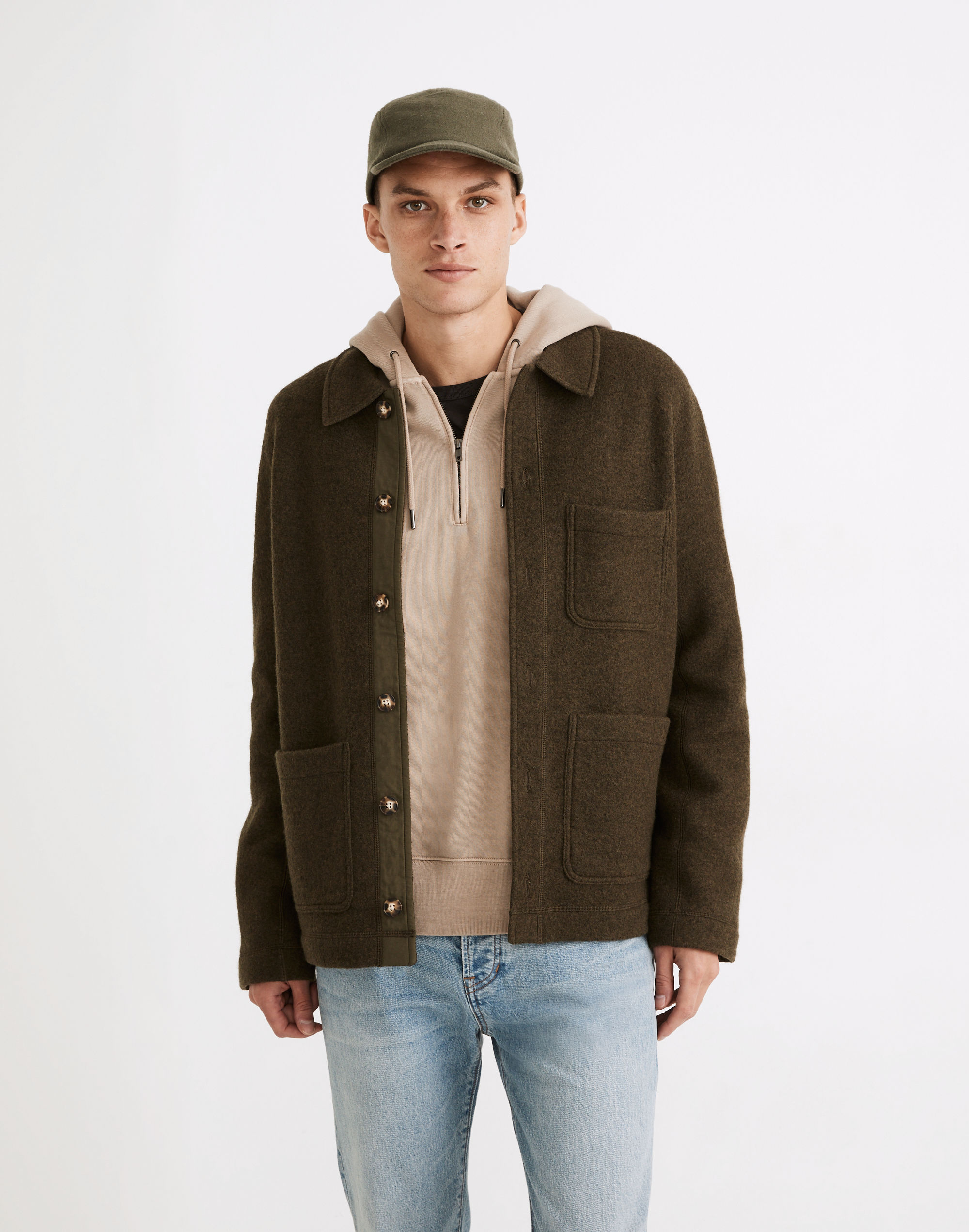 Boiled Wool Chore Coat | Madewell