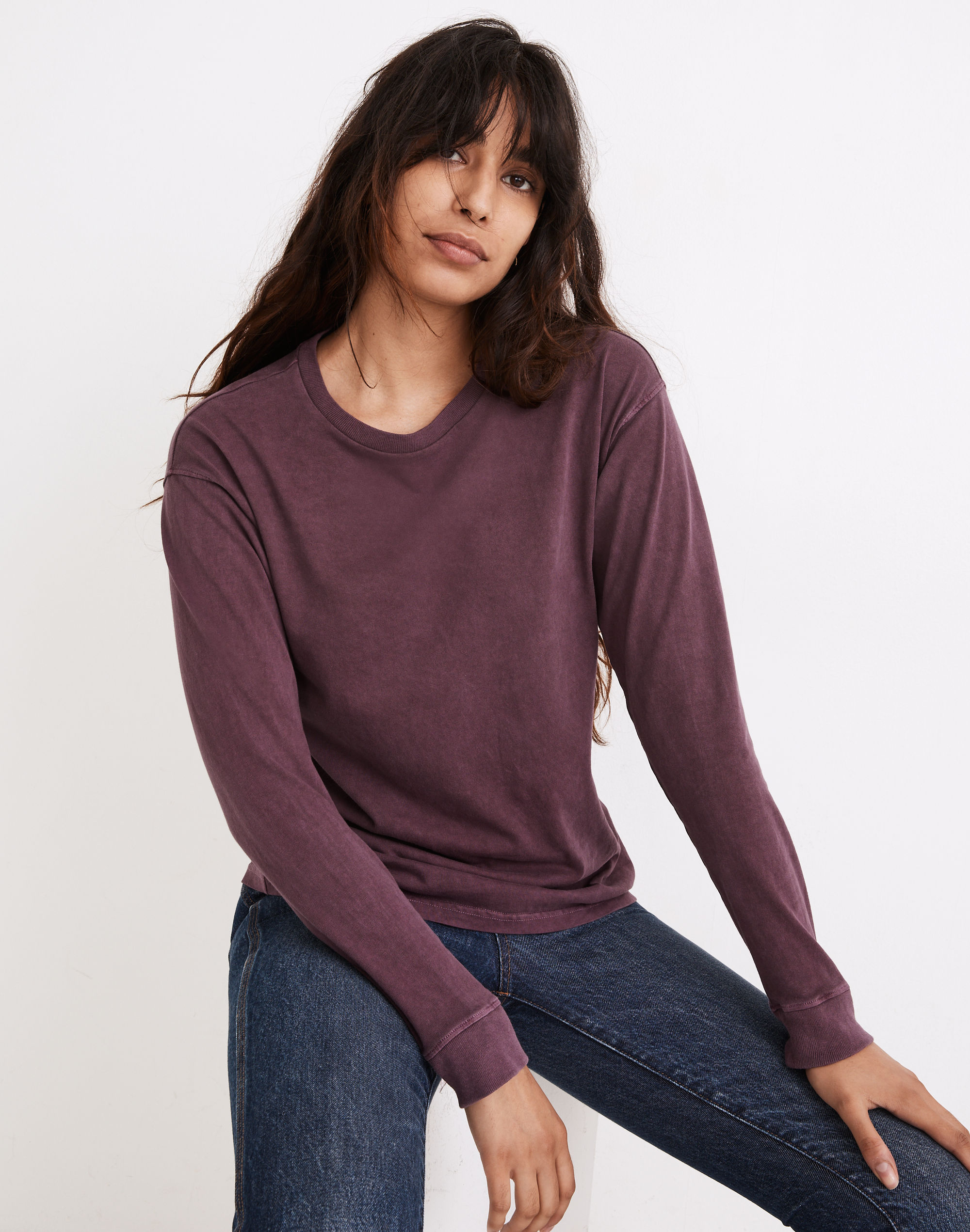 Rivet & Thread Garment-Dyed Long-Sleeve Tee | Madewell