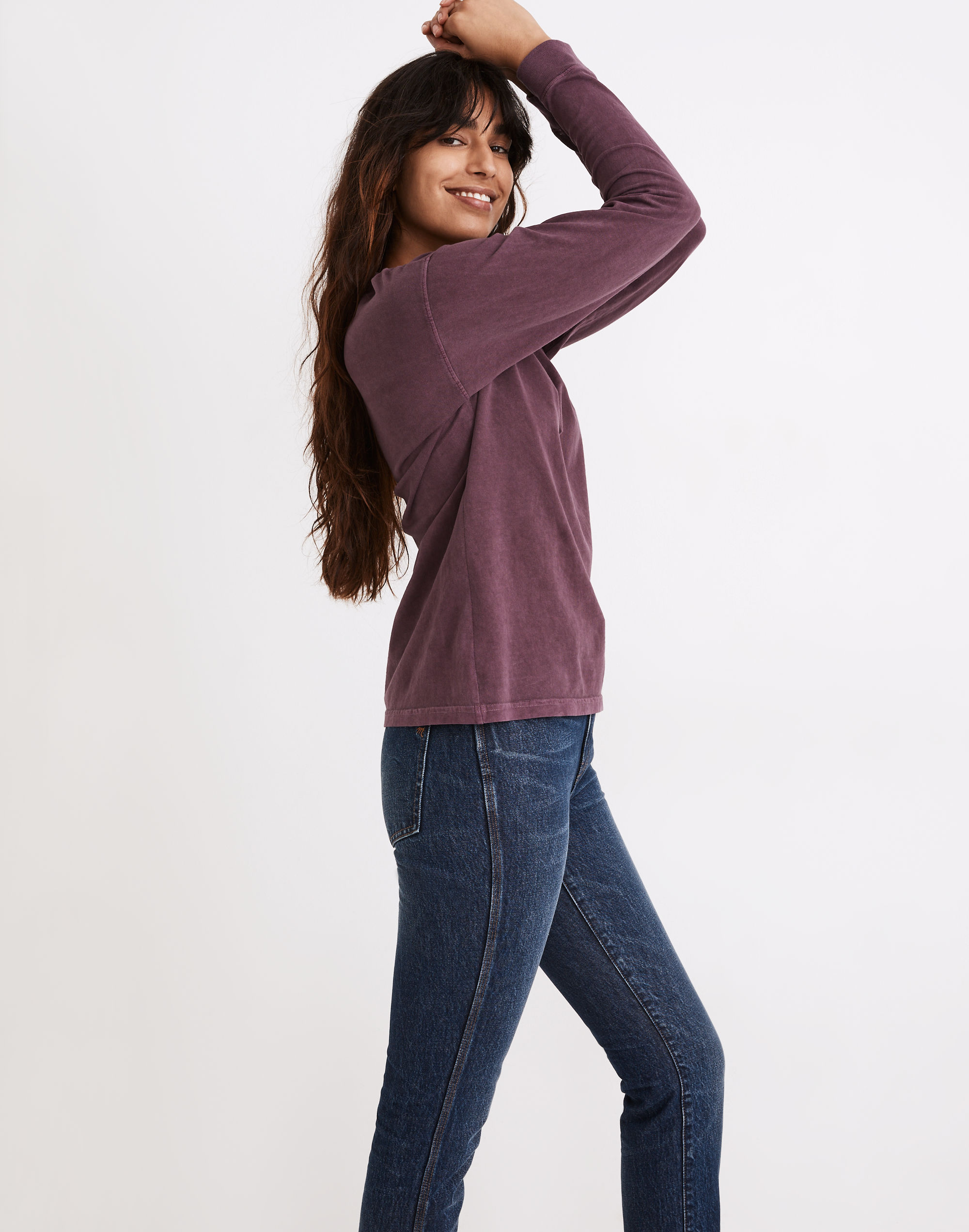 Rivet & Thread Garment-Dyed Long-Sleeve Tee | Madewell