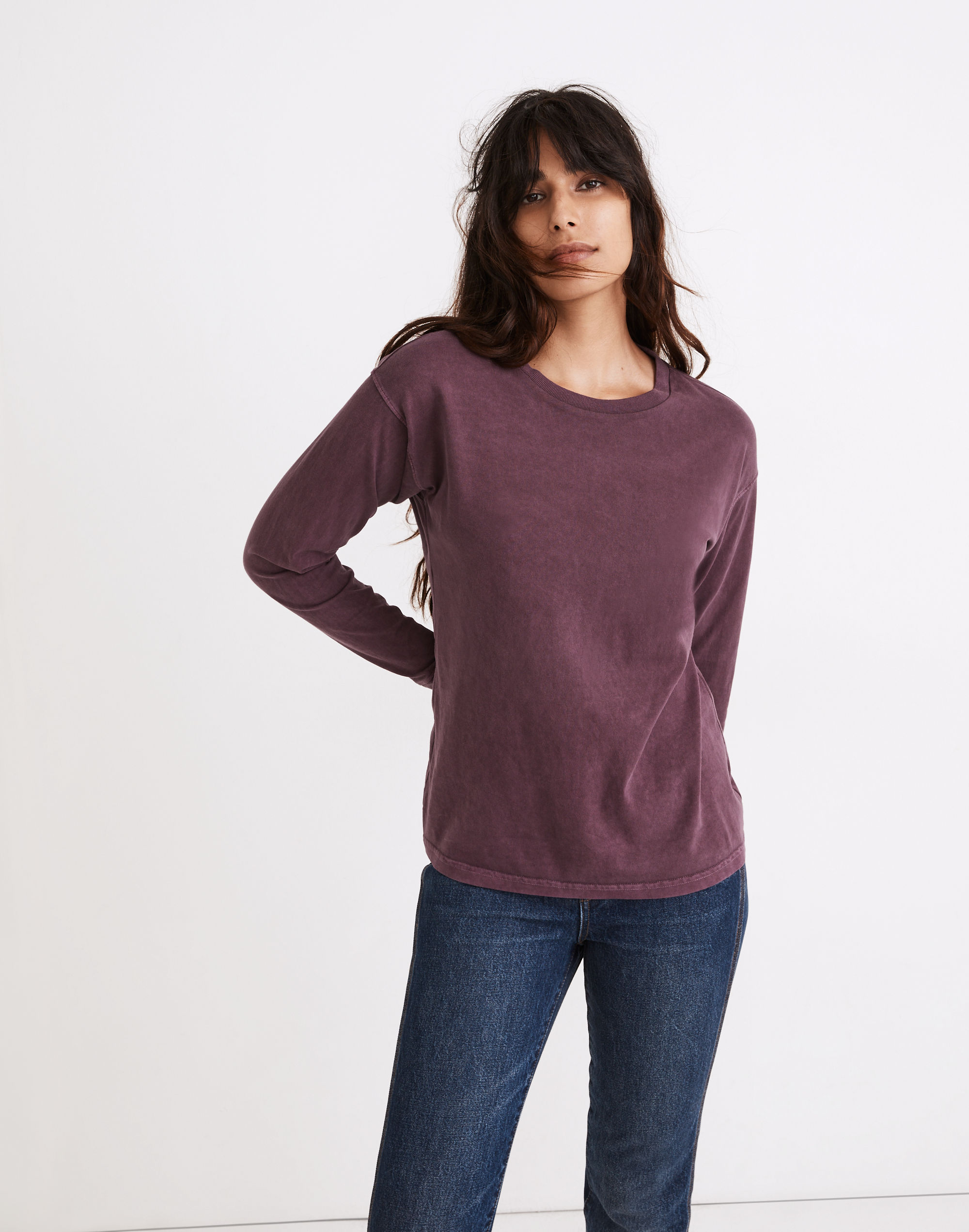 Rivet & Thread Garment-Dyed Long-Sleeve Tee | Madewell