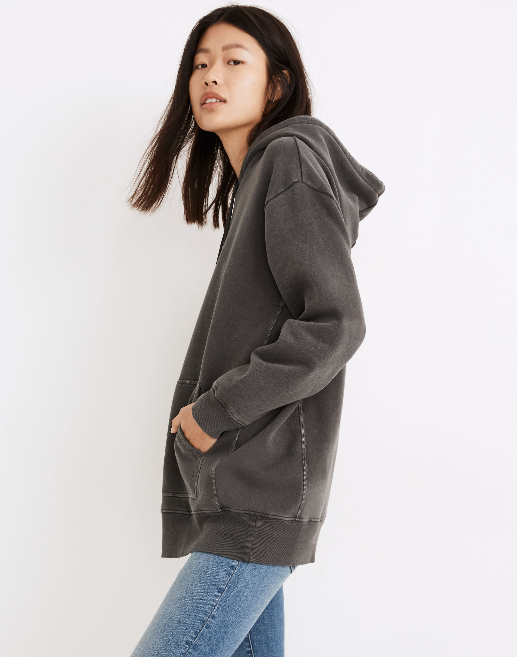 Rivet & Thread Garment-Dyed Oversized Hoodie Sweatshirt | Madewell