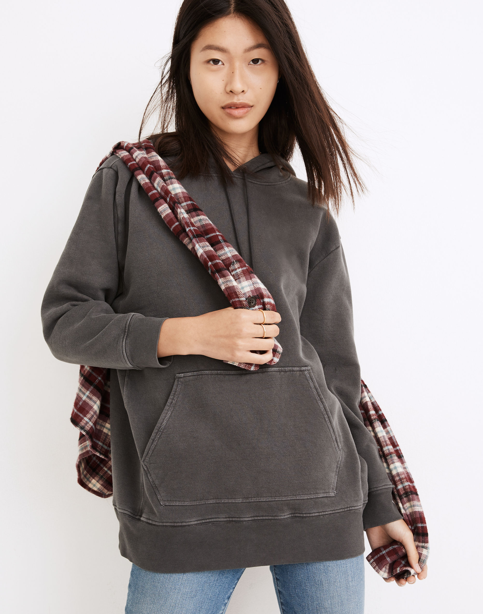 Rivet & Thread Garment-Dyed Oversized Hoodie Sweatshirt | Madewell