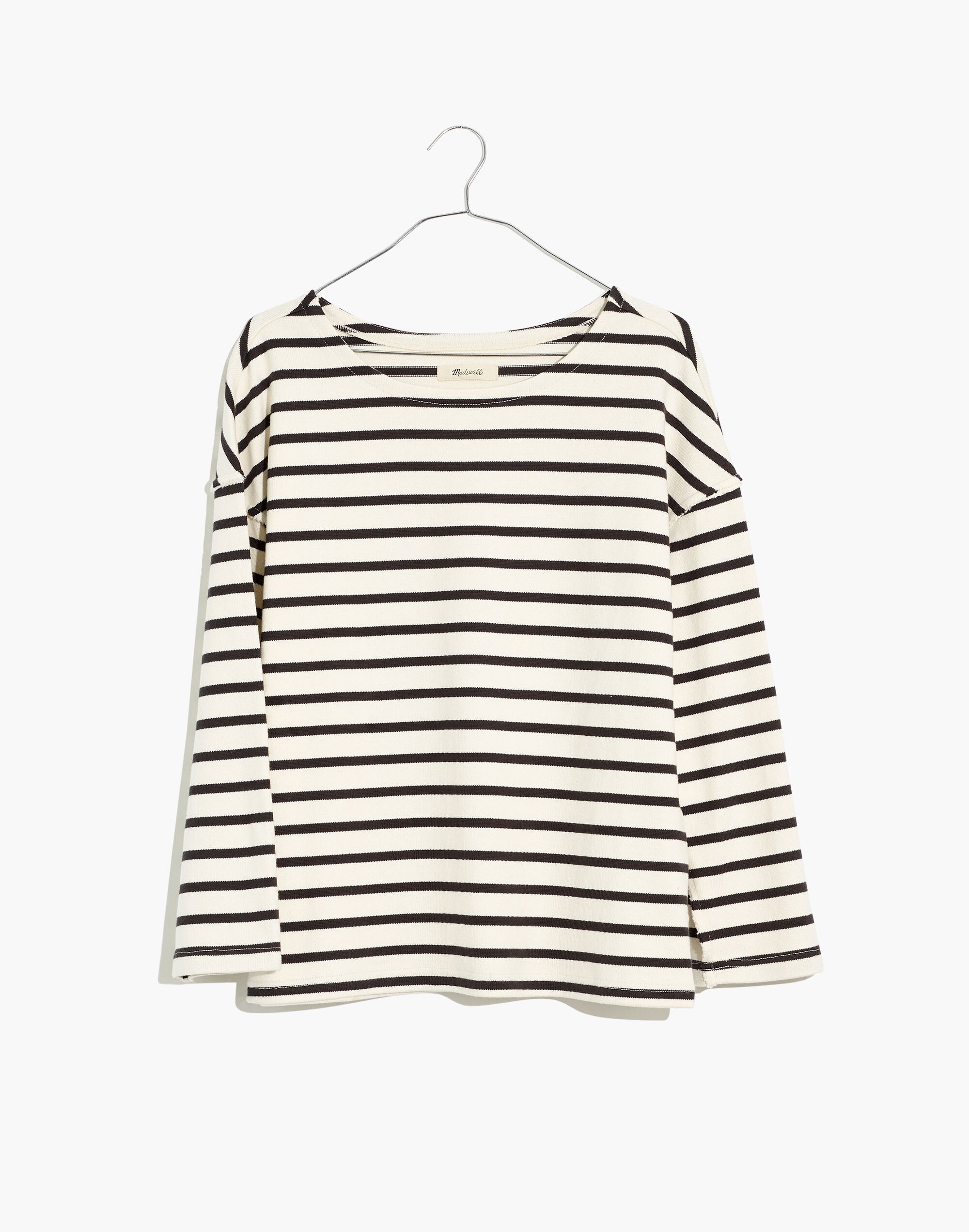 Luxe Long-Sleeve Tee in Casler Stripe