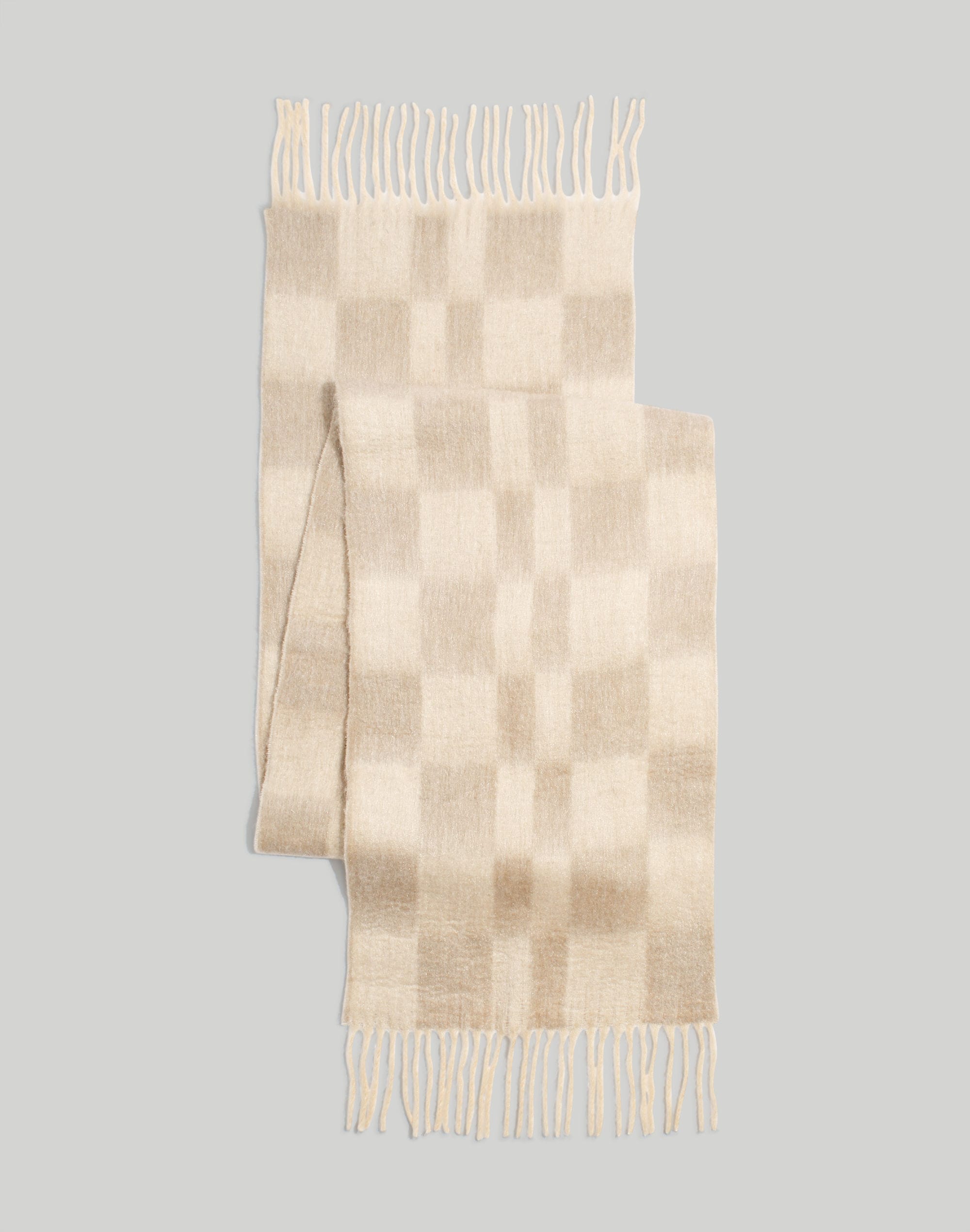 Brushed Pastel Plaid Scarf | Madewell