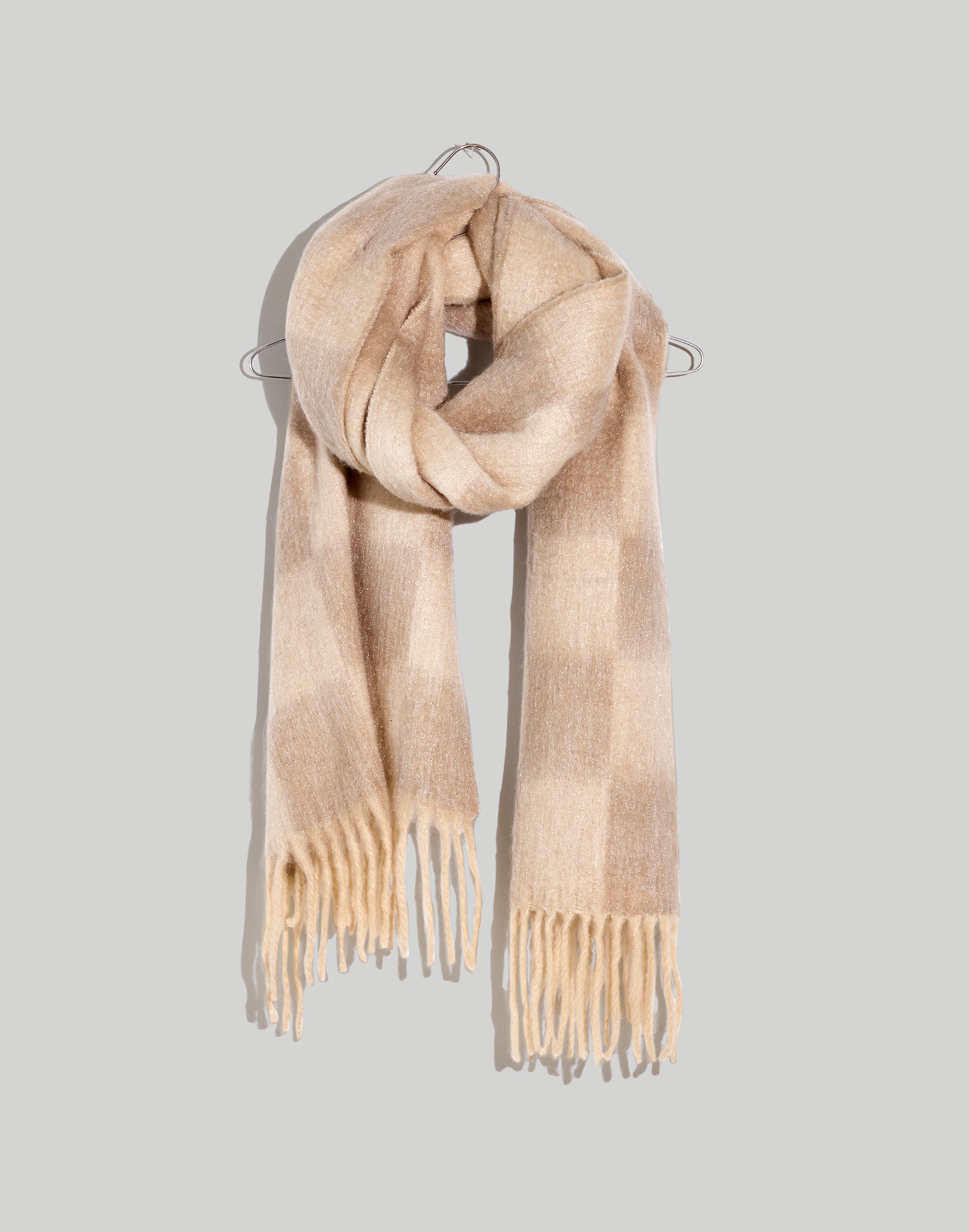 Brushed Pastel Plaid Scarf | Madewell