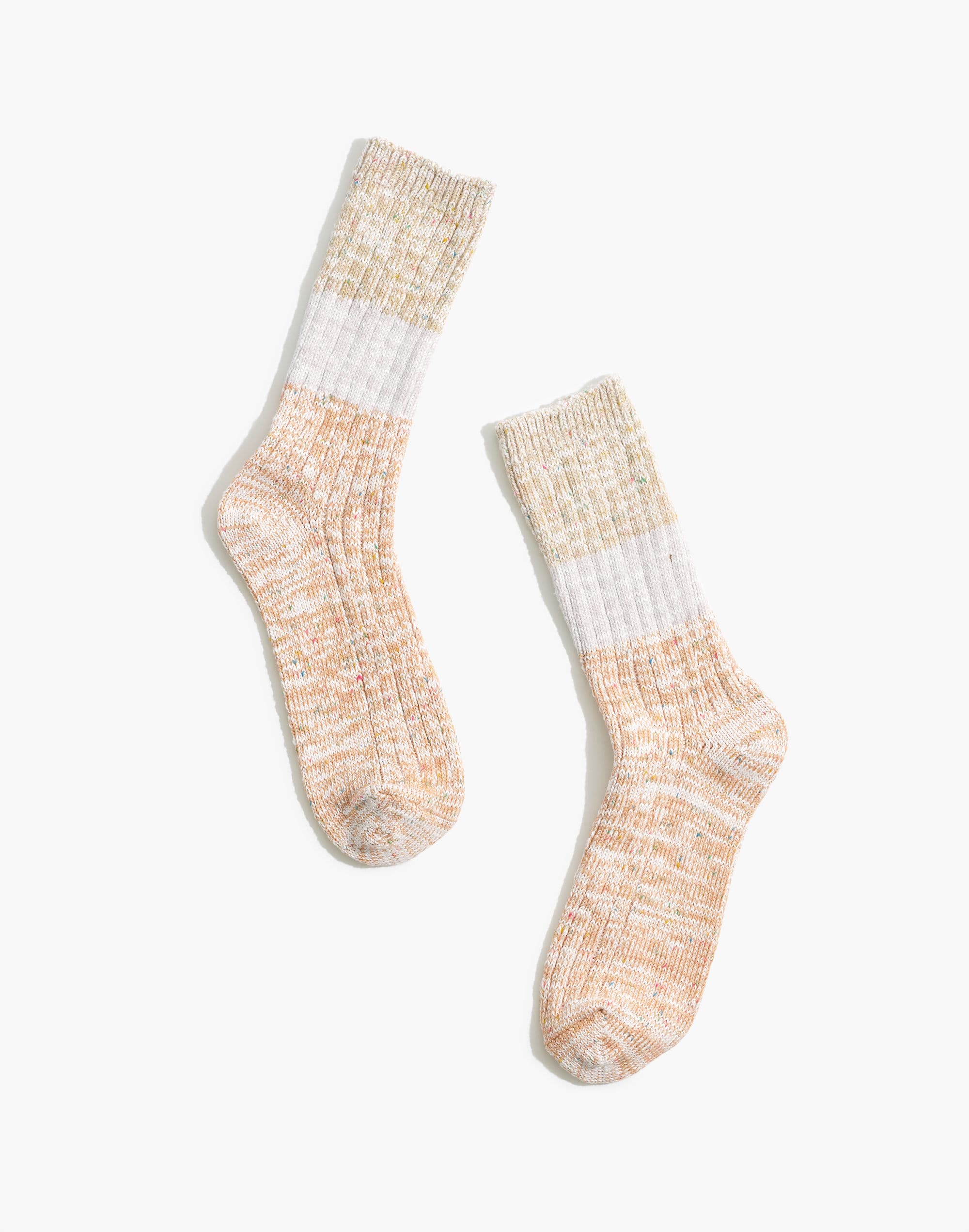 Flecked Colorblock Trouser Socks | Madewell