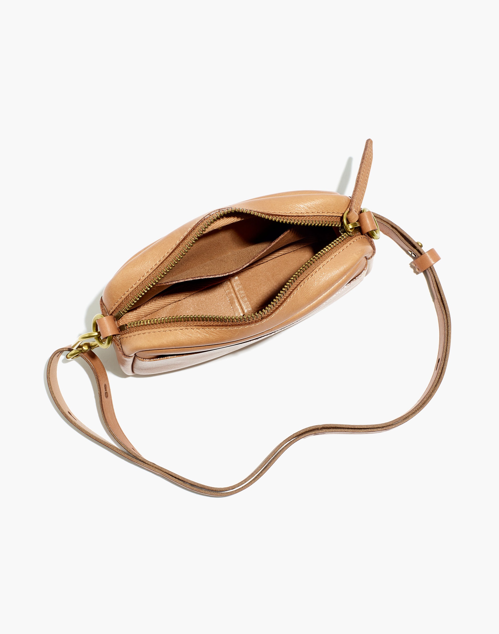 The Leather Carabiner Mini Crossbody Bag | Madewell