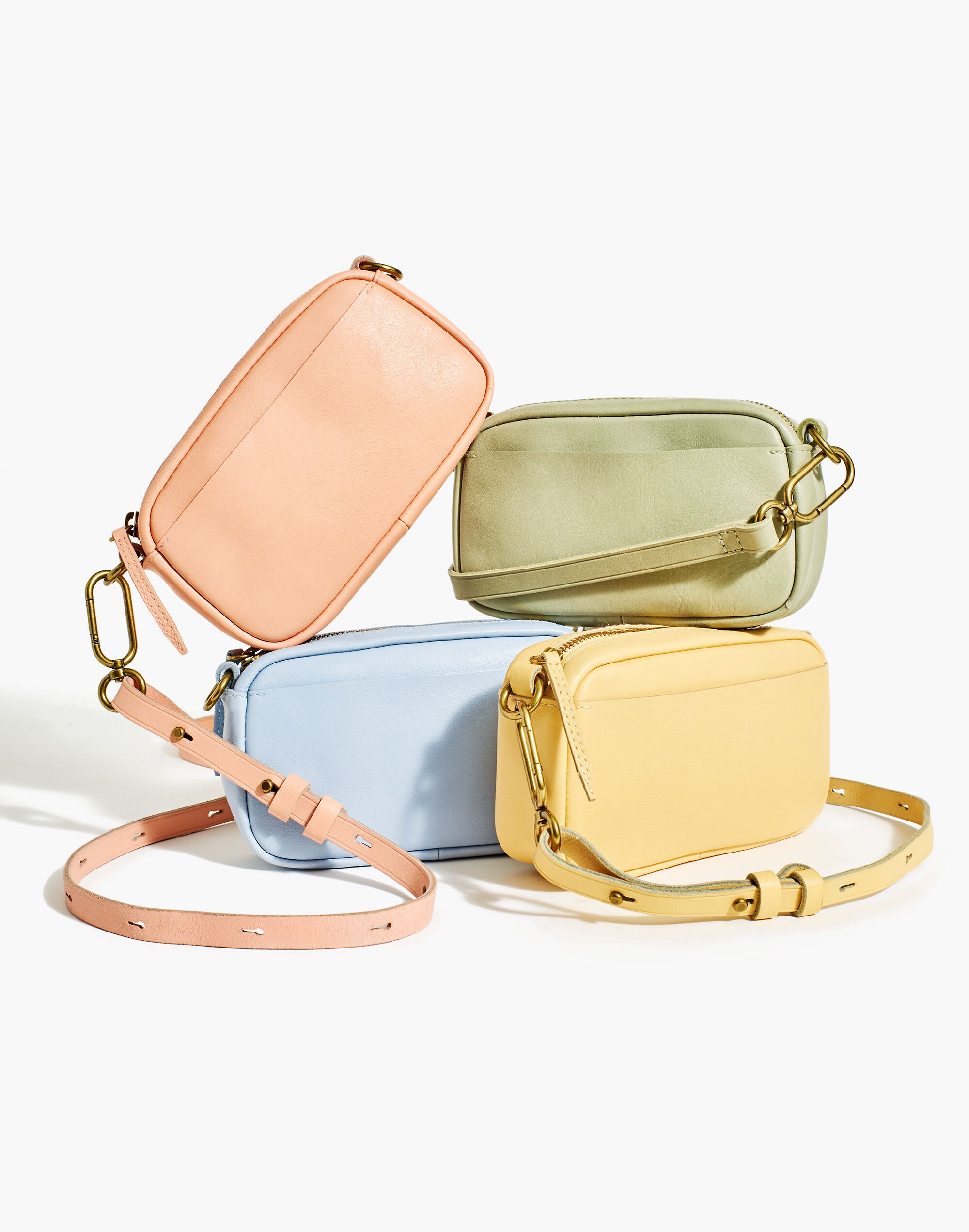 The Leather Carabiner Mini Crossbody Bag | Madewell