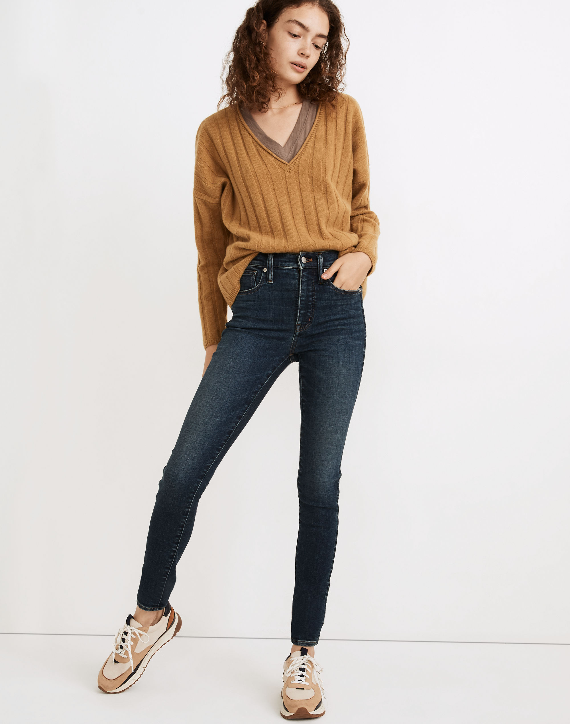 10" High-Rise Skinny Jeans Marengo Wash: Instacozy Edition | Madewell