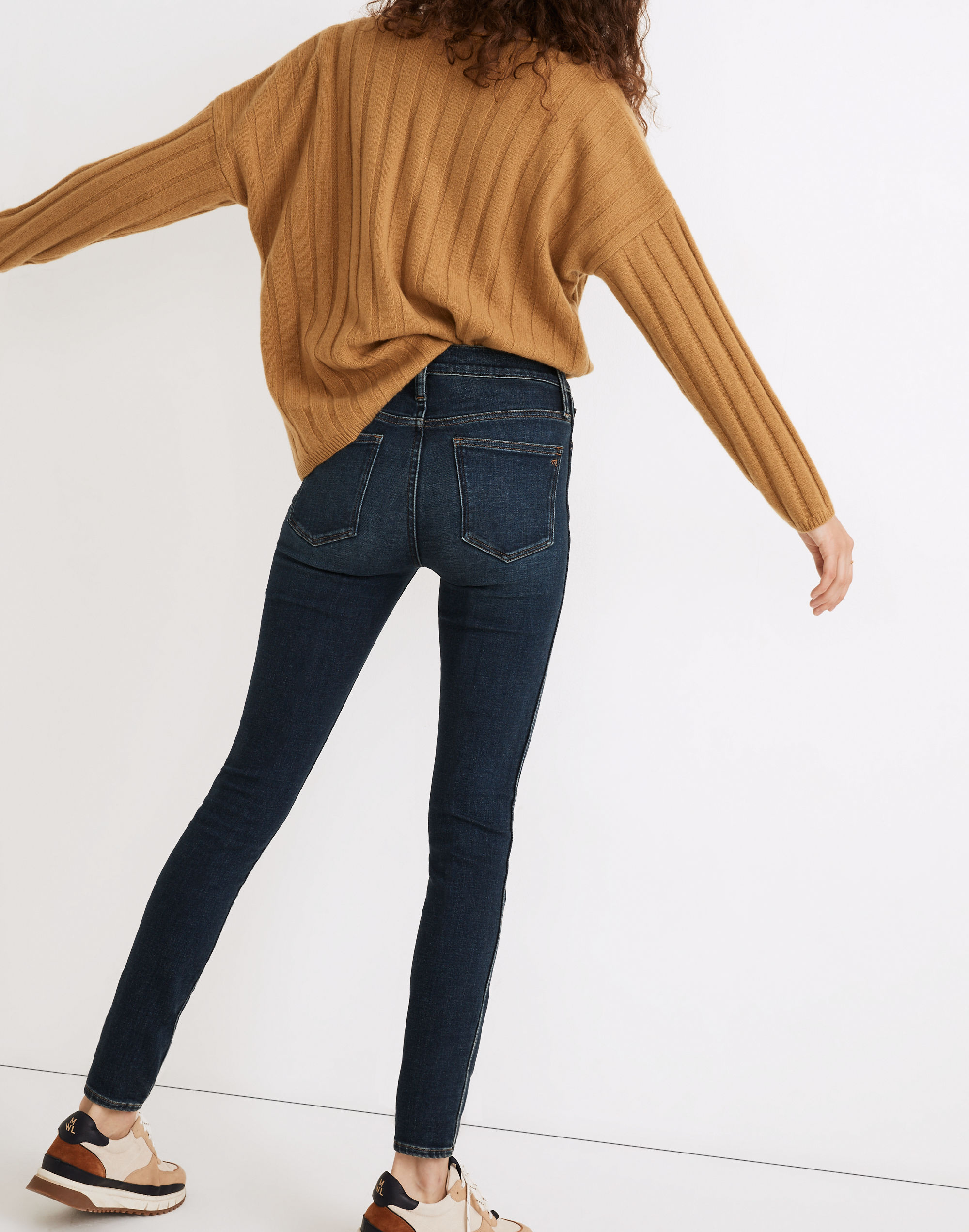 10" High-Rise Skinny Jeans Marengo Wash: Instacozy Edition | Madewell