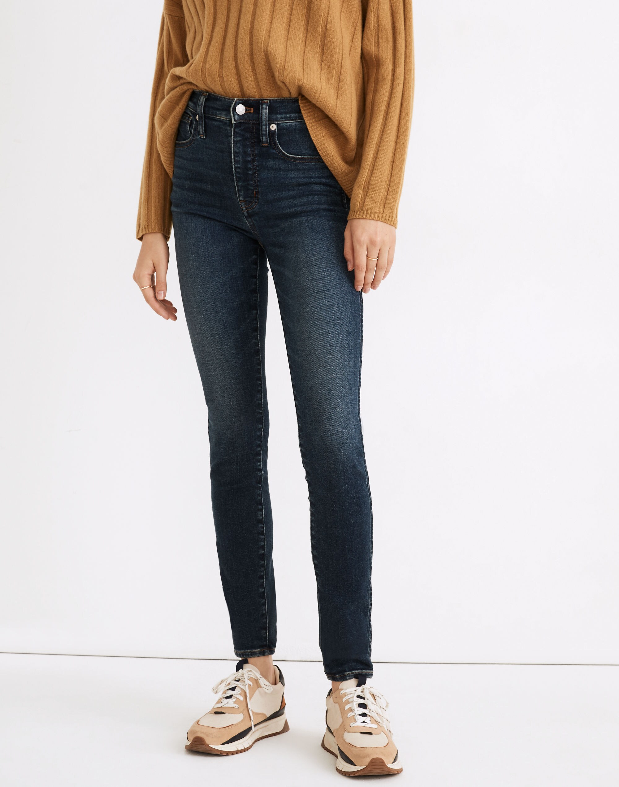 10" High-Rise Skinny Jeans Marengo Wash: Instacozy Edition | Madewell