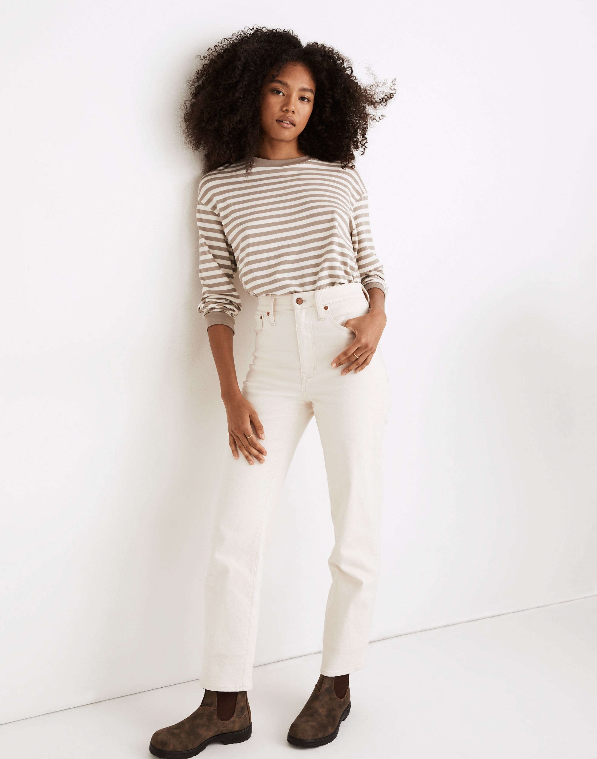 The Petite Perfect Vintage Straight Jean in Vintage Canvas | Madewell