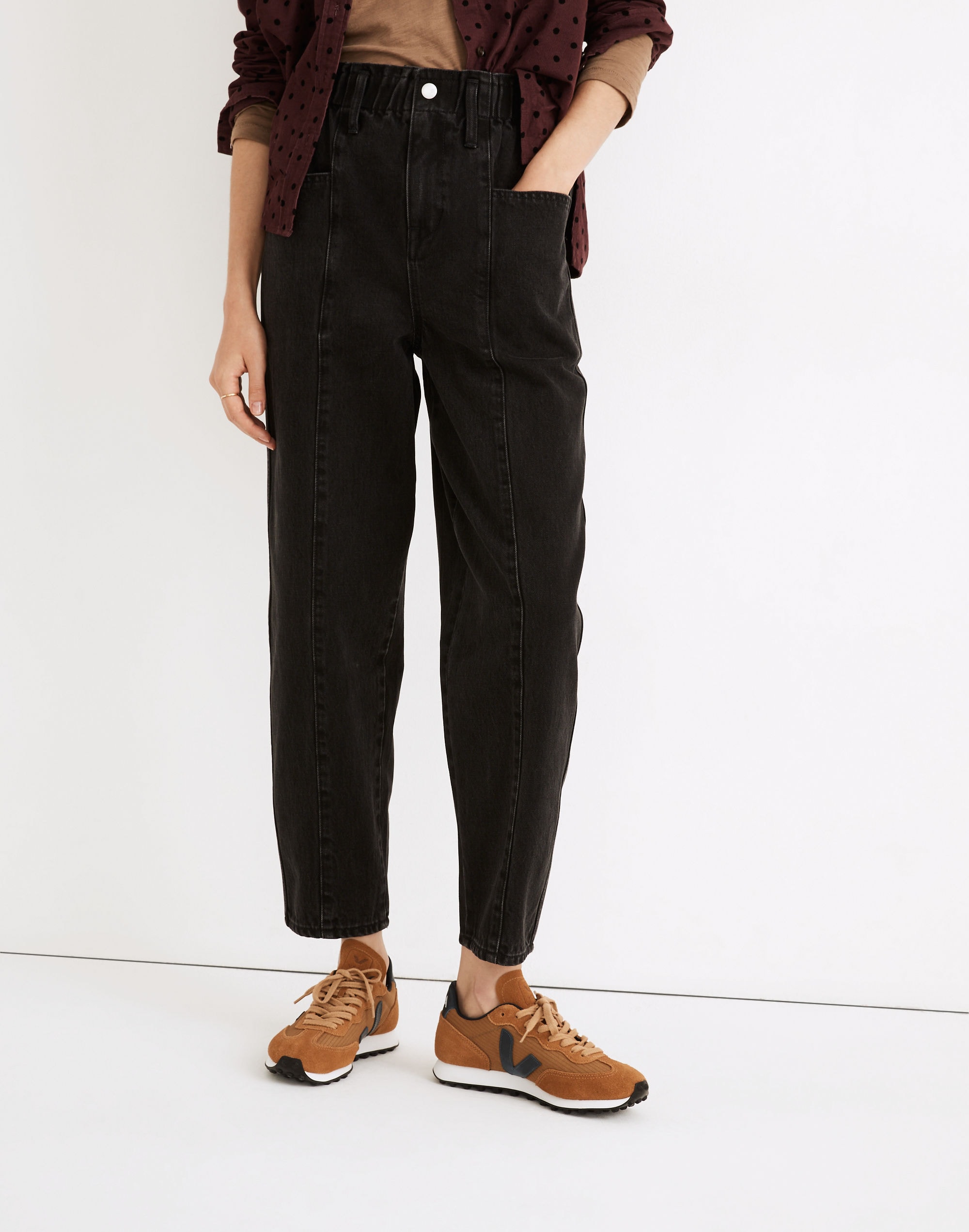 Pull-On Balloon Jeans Hobson Wash: Paperbag Edition | Madewell