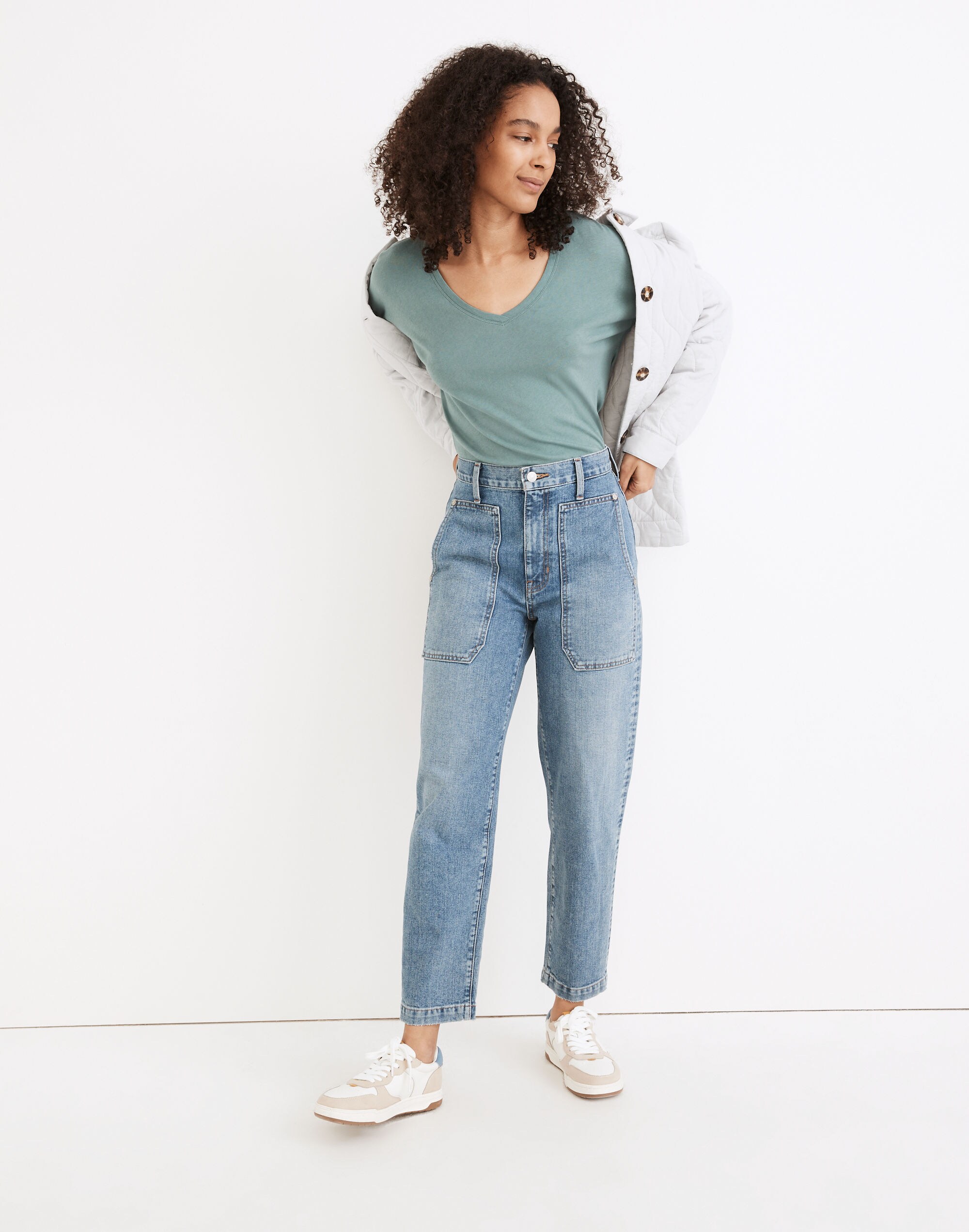 Balloon Jeans in Greene Wash: Workwear Edition