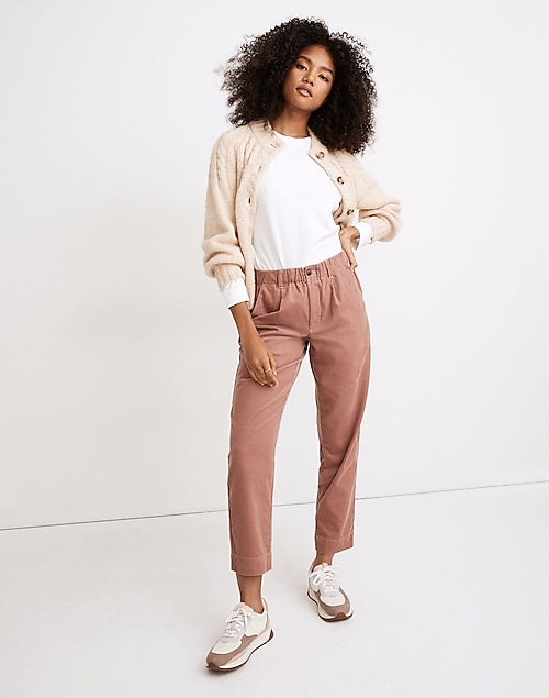 Tall Corduroy Pull-On Mid-Rise Jogger Pants