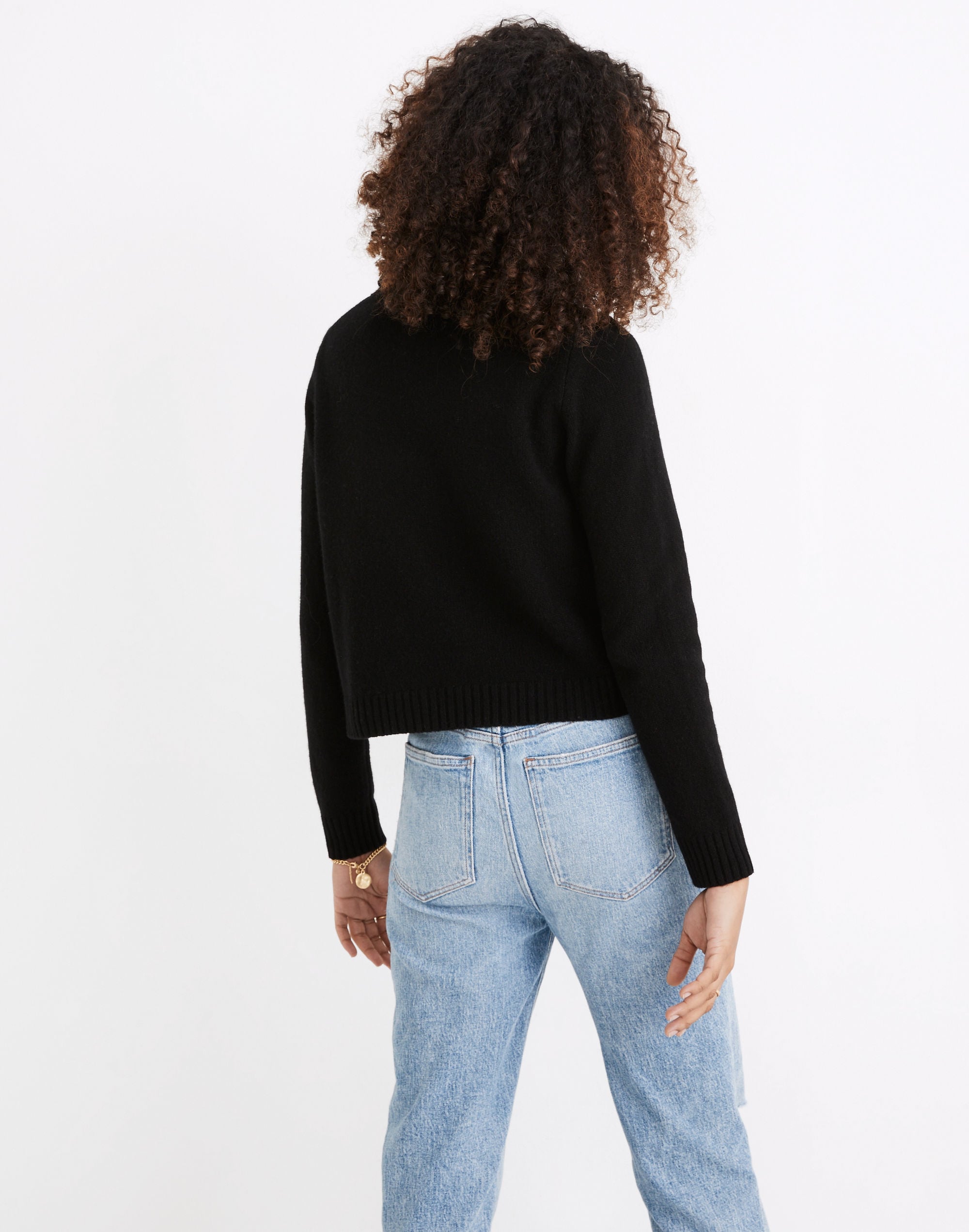 (Re)sourced Cashmere Crop Turtleneck Sweater | Madewell