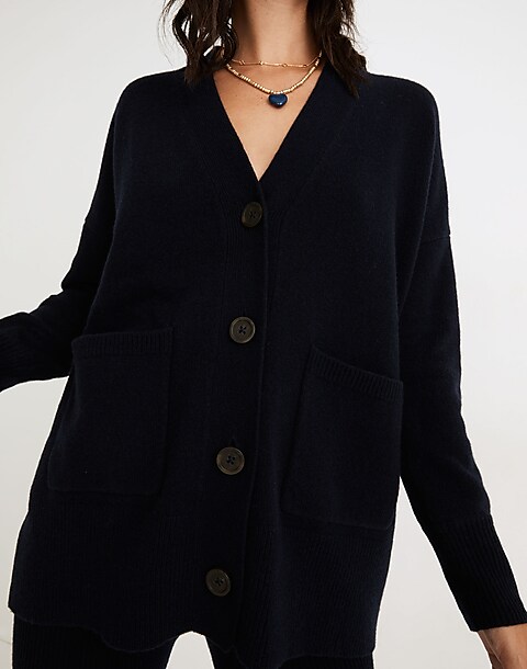 Re)sourced Cashmere Oversized Cardigan Sweater