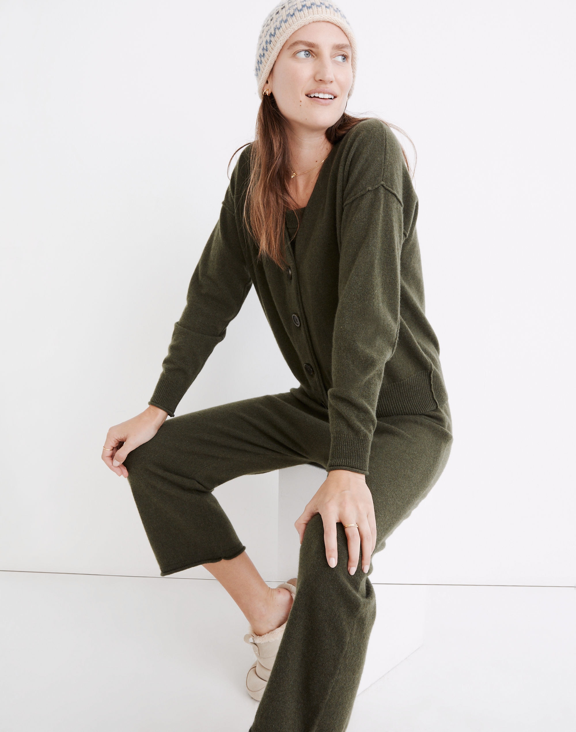 (Re)sourced Cashmere Carlyn V-Neck Cardigan Sweater | Madewell