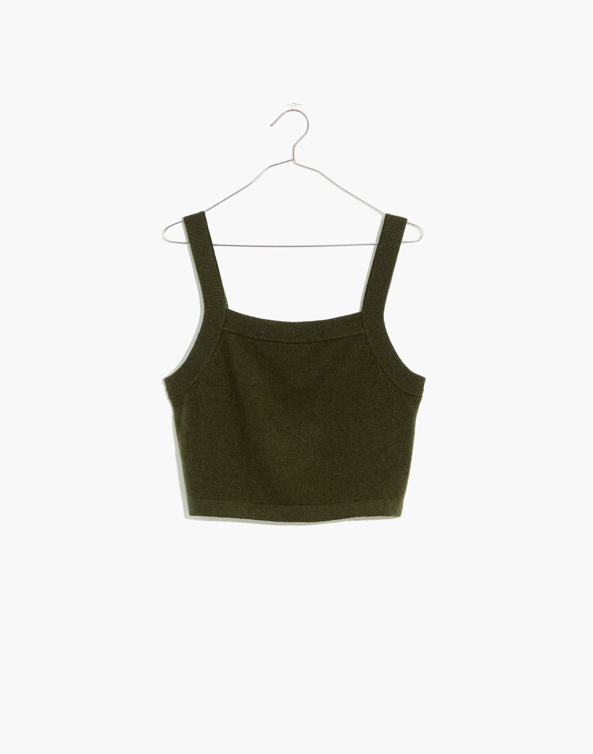 (Re)sourced Cashmere Carlyn Crop Sweater Tank | Madewell