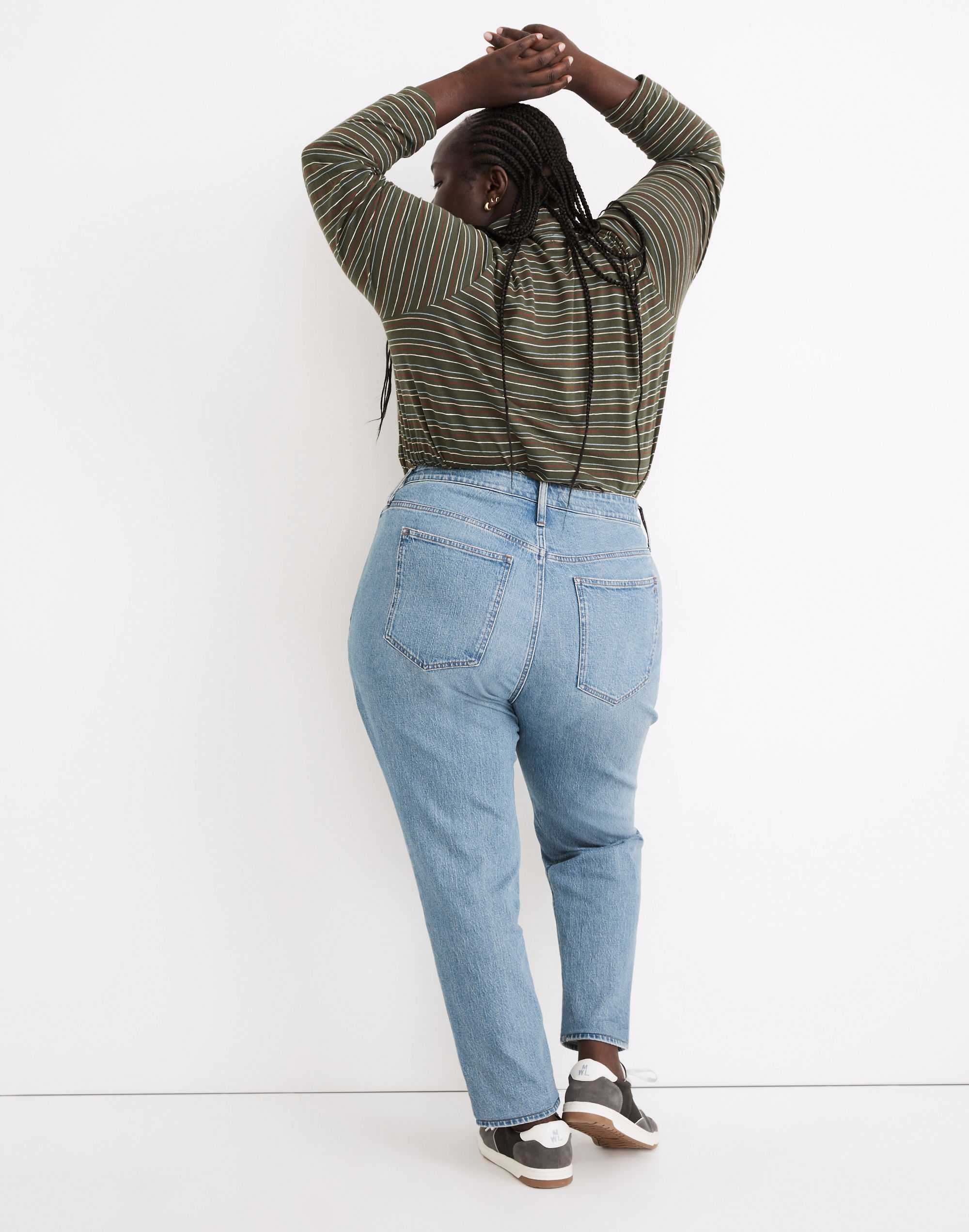 The Plus Curvy Perfect Vintage Straight Jean Hoye Wash | Madewell