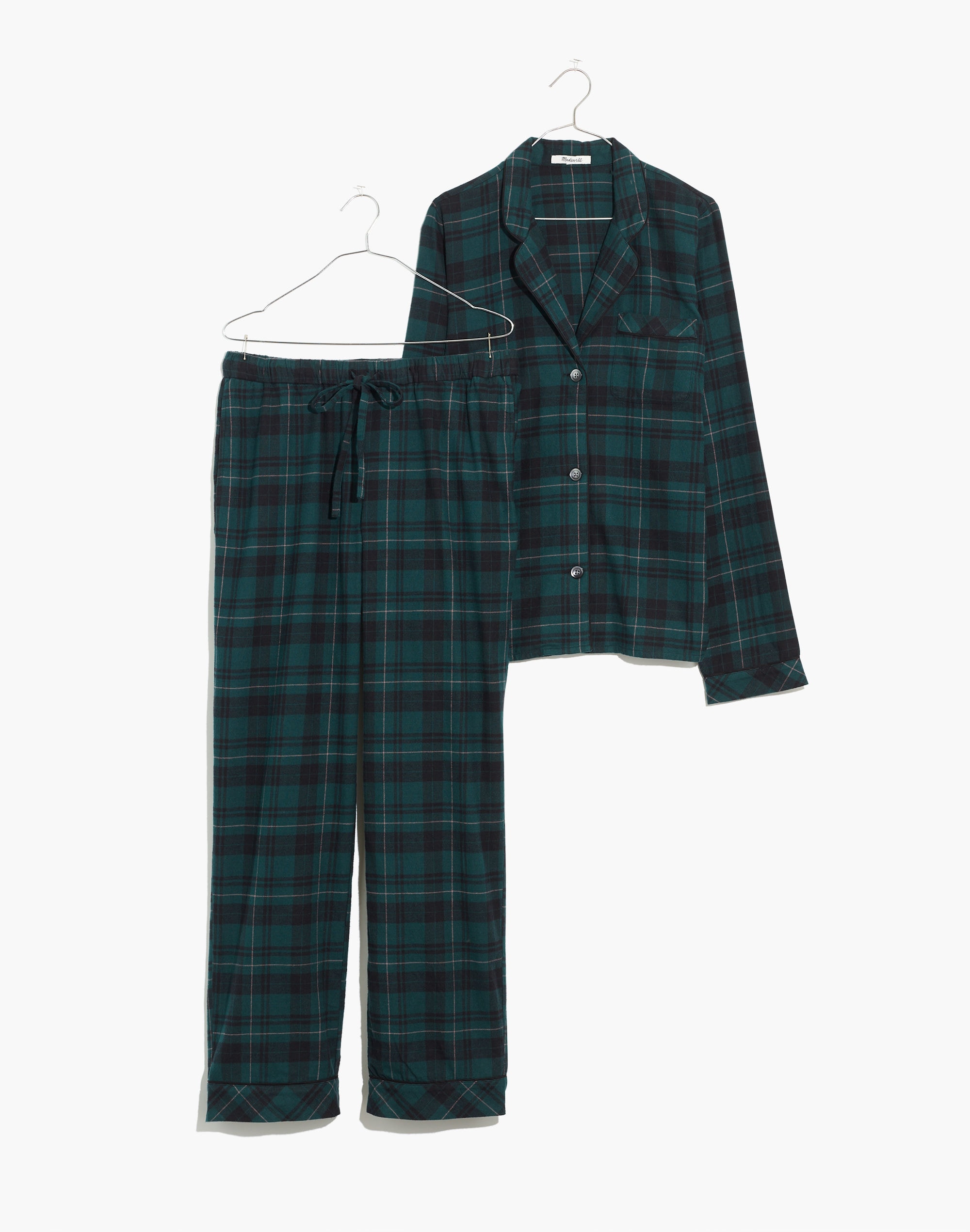 Madewell Plaid Flannel Pajama Set