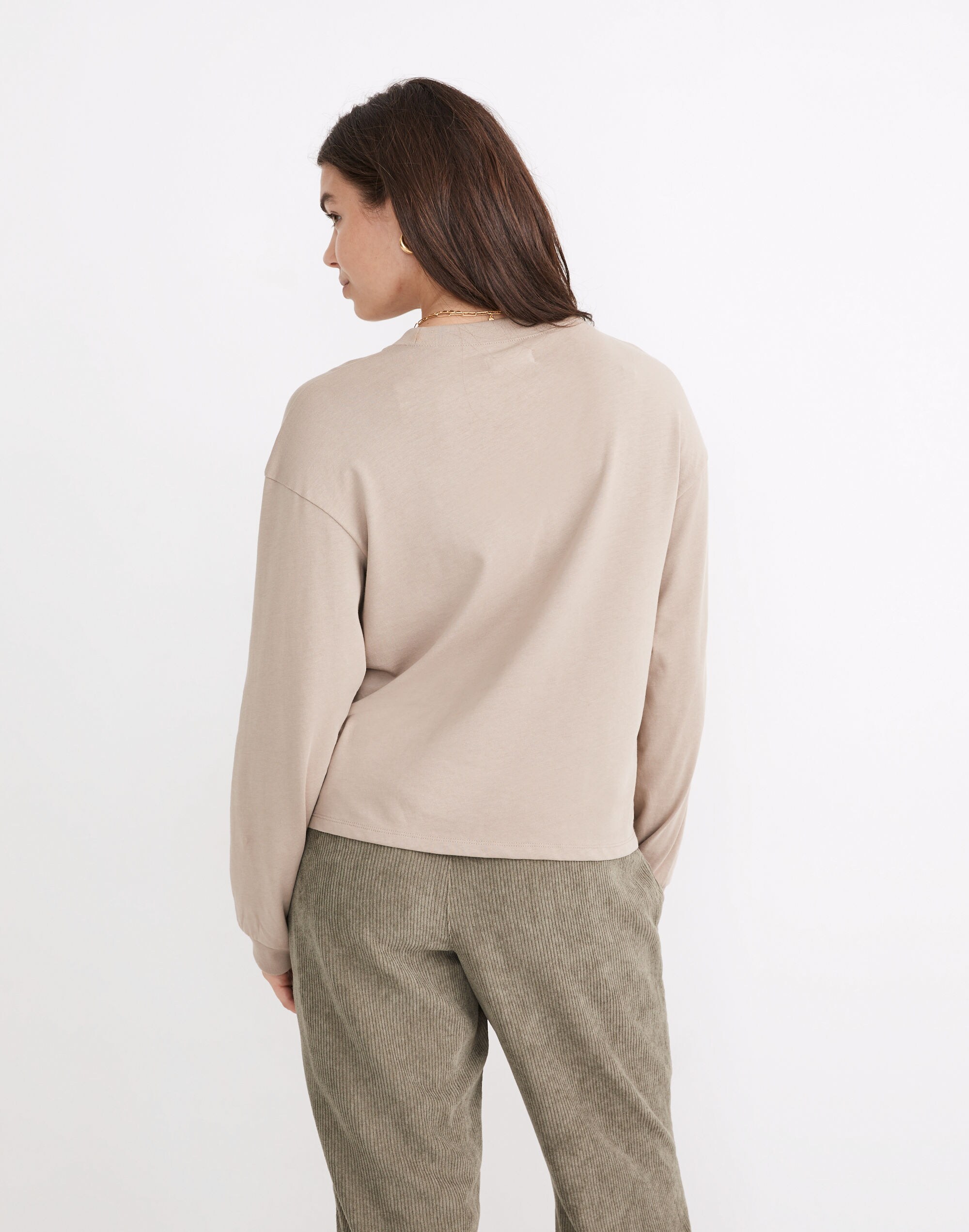 Supima® Cotton Essential Long-Sleeve Tee | Madewell